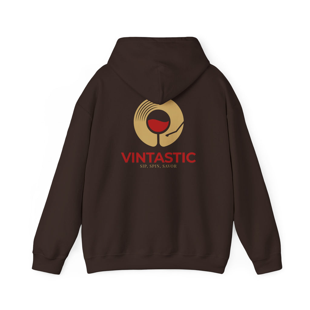 Vintastic Wine Logo Hoodie — Vintage-Inspired Wine Lover Pullover