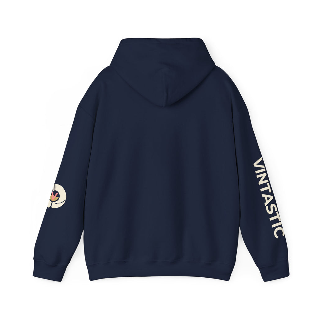 Vintastic Wine Girl Hoodie – Black Unisex Oversized Sweatshirt | Wine Lover Gift