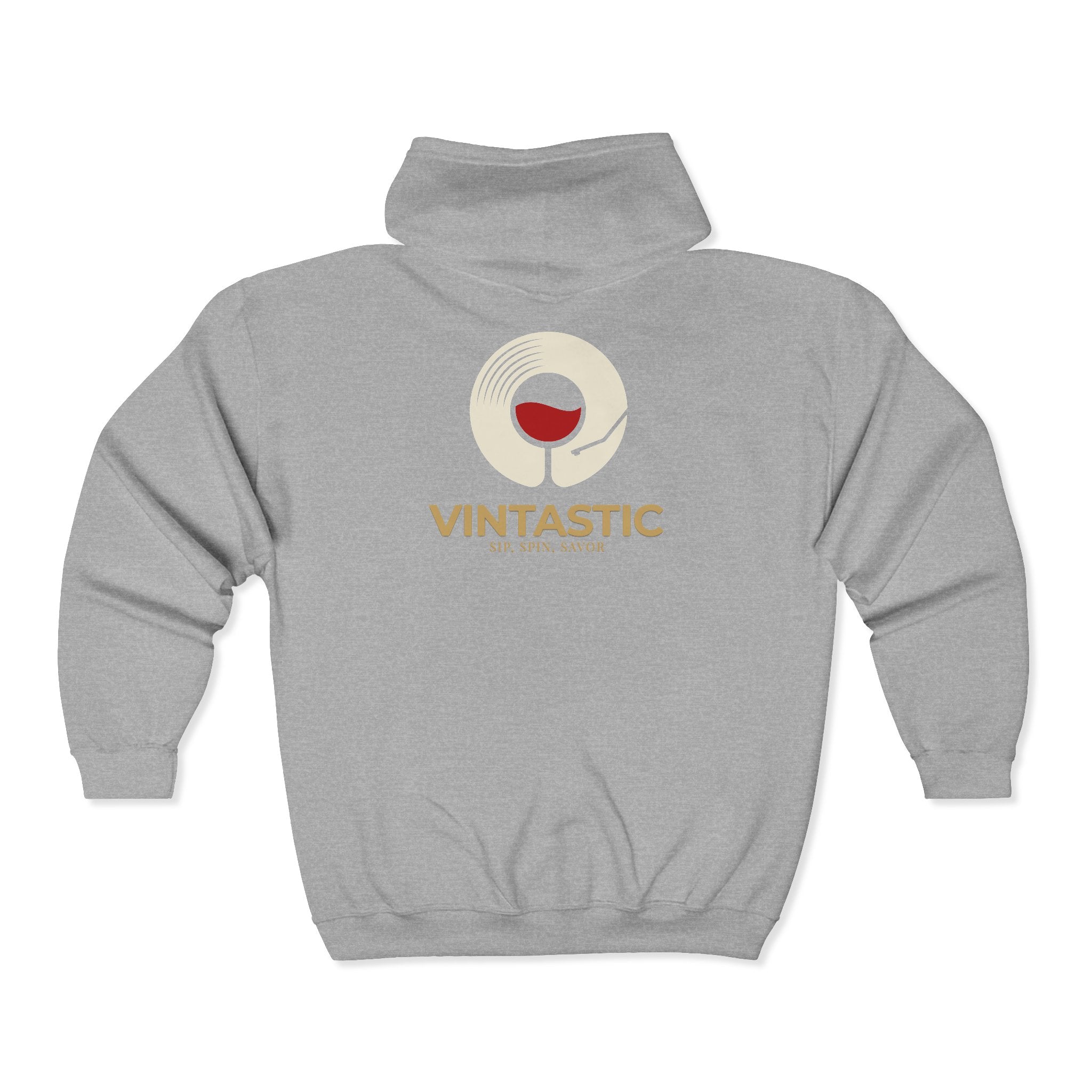 Vintastic Unisex Full Zip Hooded Sweatshirt
