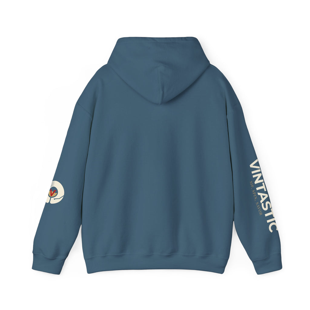 Vintastic Wine Hoodie- Sip, Spin, Savor