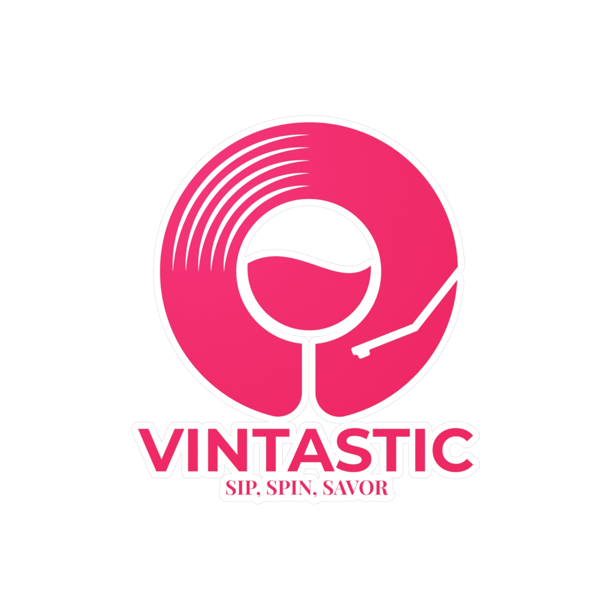 Vintastic Rosé Glow Vinyl Sticker