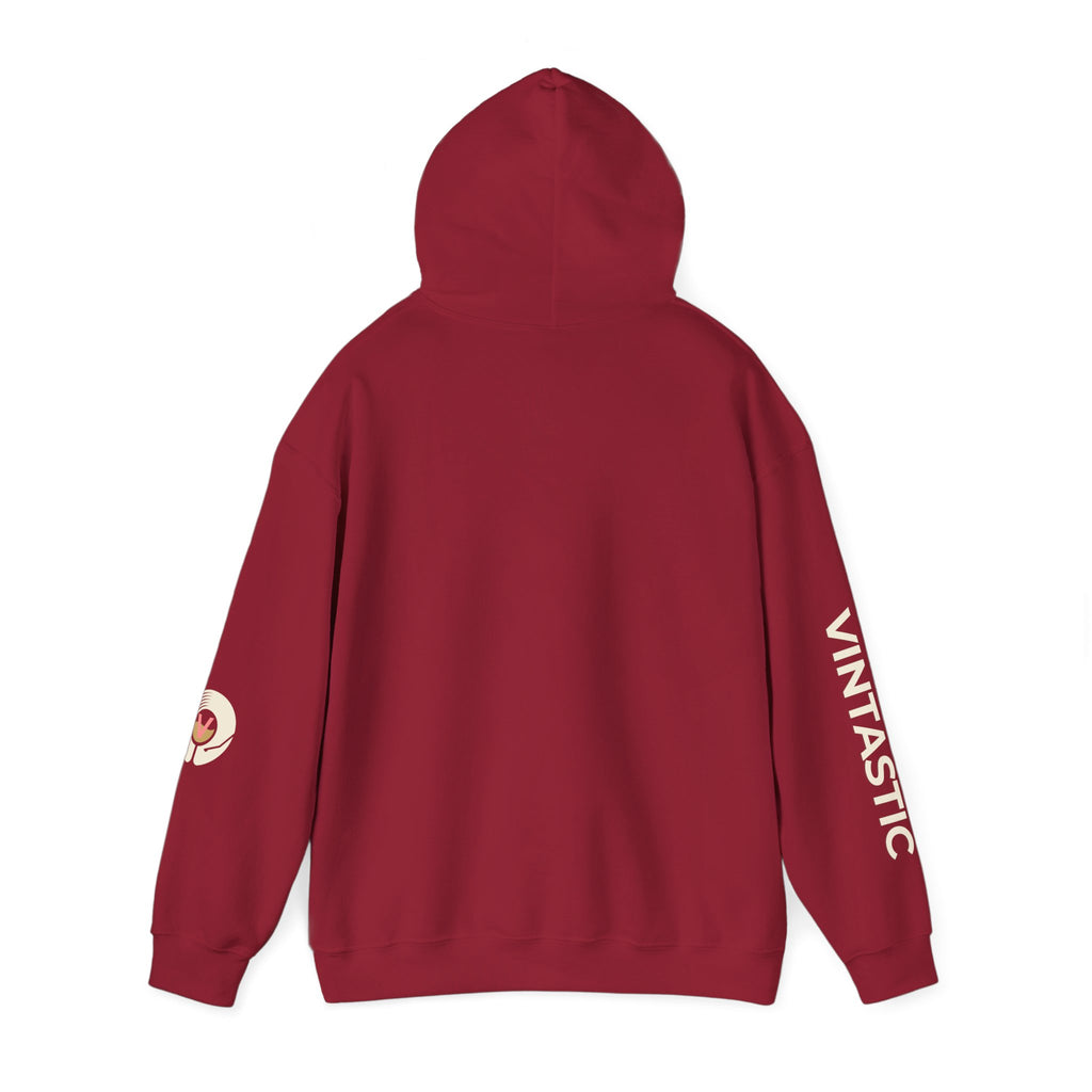 Vintastic Wine Girl Hoodie – Black Unisex Oversized Sweatshirt | Wine Lover Gift