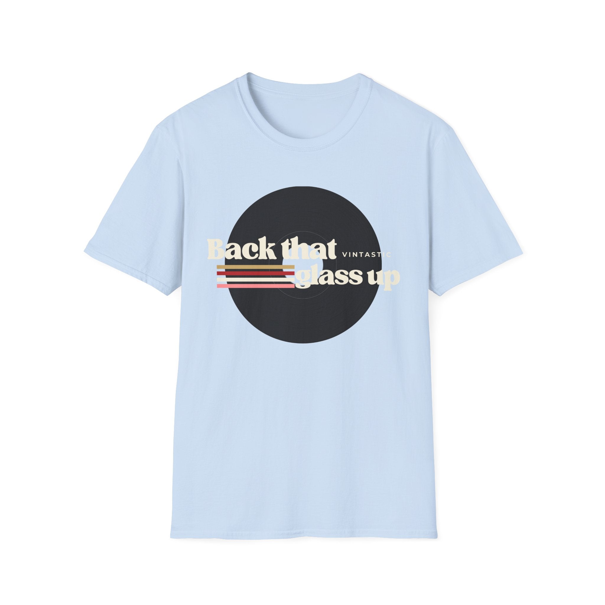 Back That Glass Up – Retro Wine Tee (Vintastic™ Wine & Vinyl Collection)