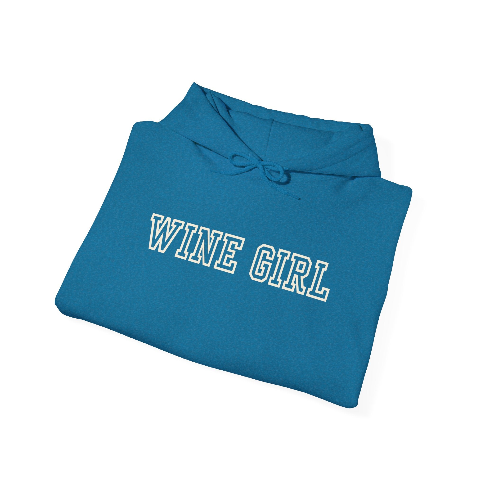 Vintastic Wine Girl Hoodie – Black Unisex Oversized Sweatshirt | Wine Lover Gift