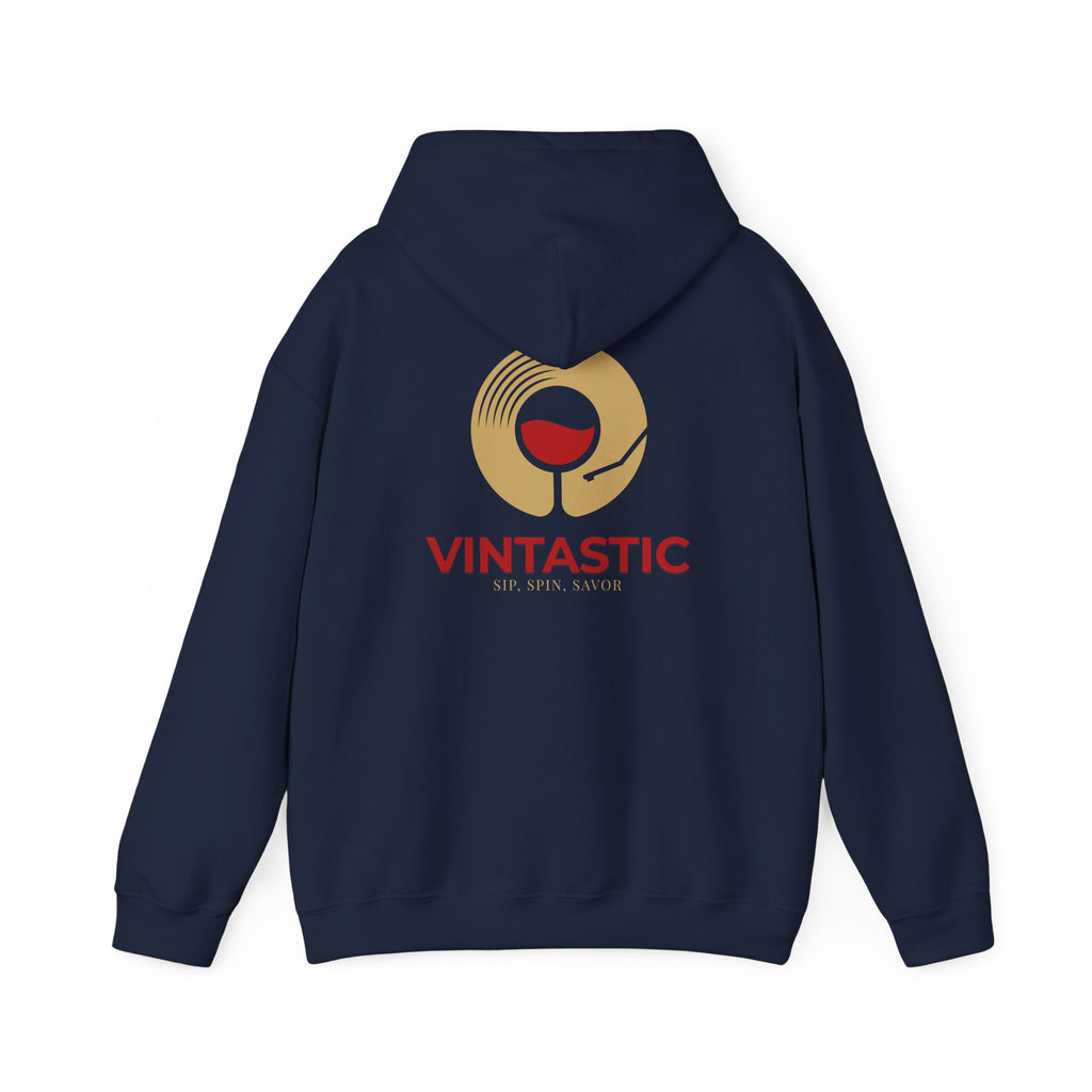 Vintastic Wine Logo Hoodie — Vintage-Inspired Wine Lover Pullover