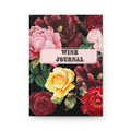 Floral Wine Journal - Elegant Hardcover Diary for Wine Lovers