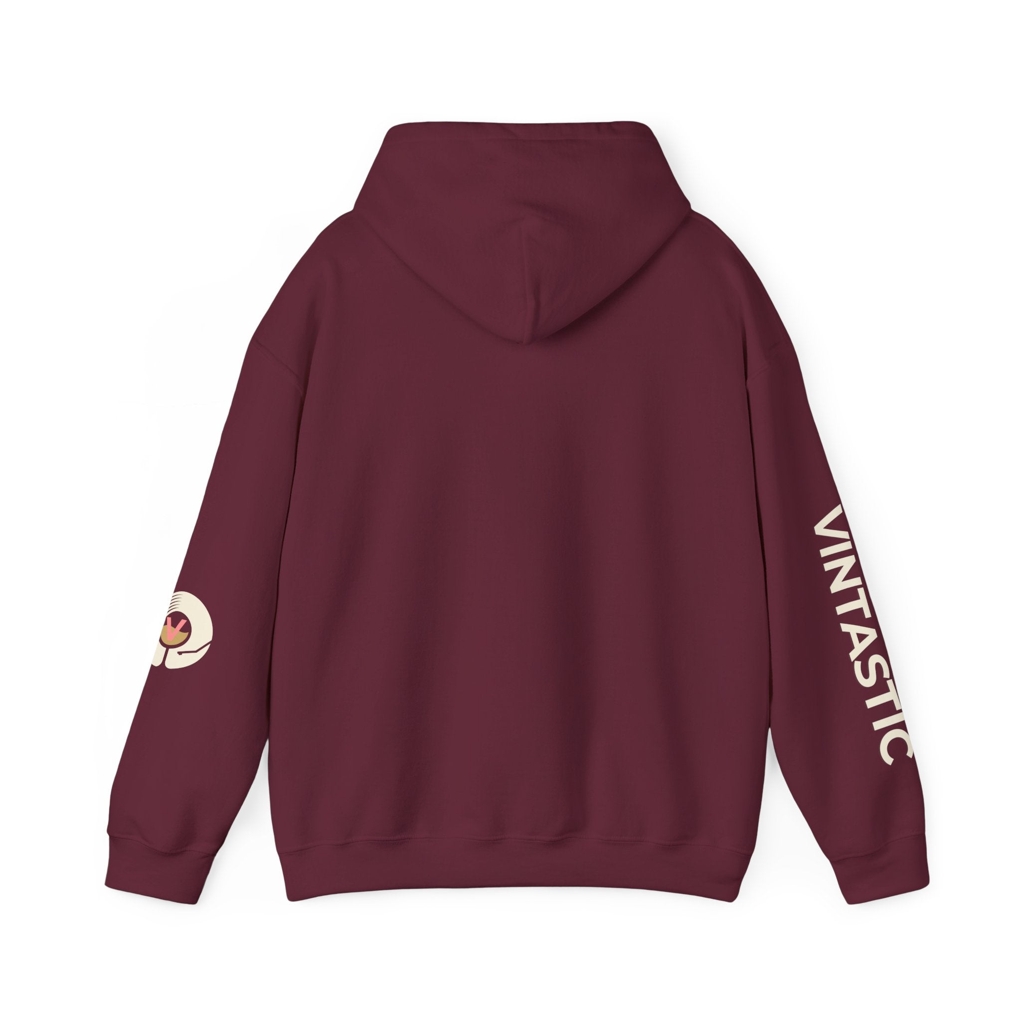 Vintastic Wine Girl Hoodie – Black Unisex Oversized Sweatshirt | Wine Lover Gift