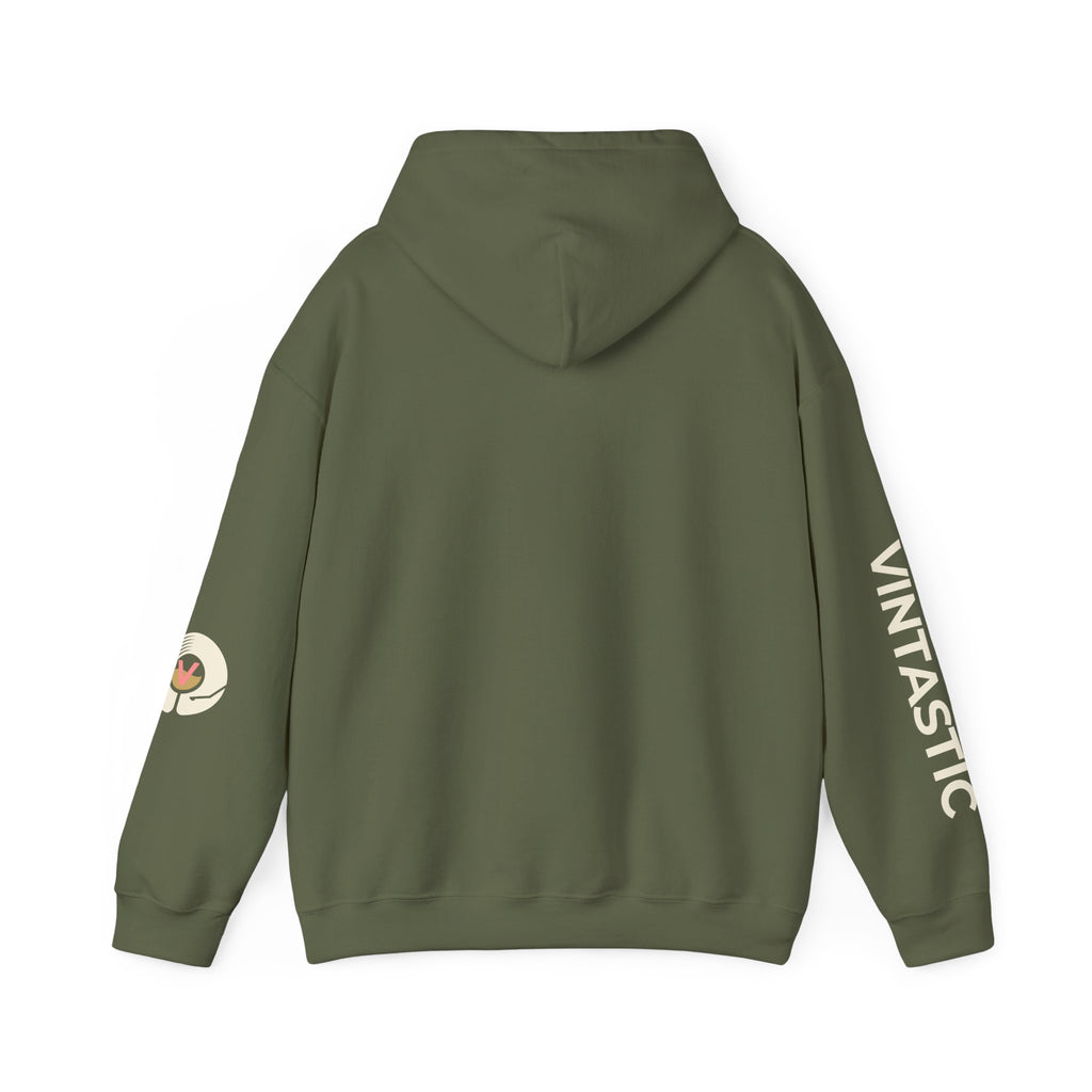 Vintastic Wine Girl Hoodie – Black Unisex Oversized Sweatshirt | Wine Lover Gift