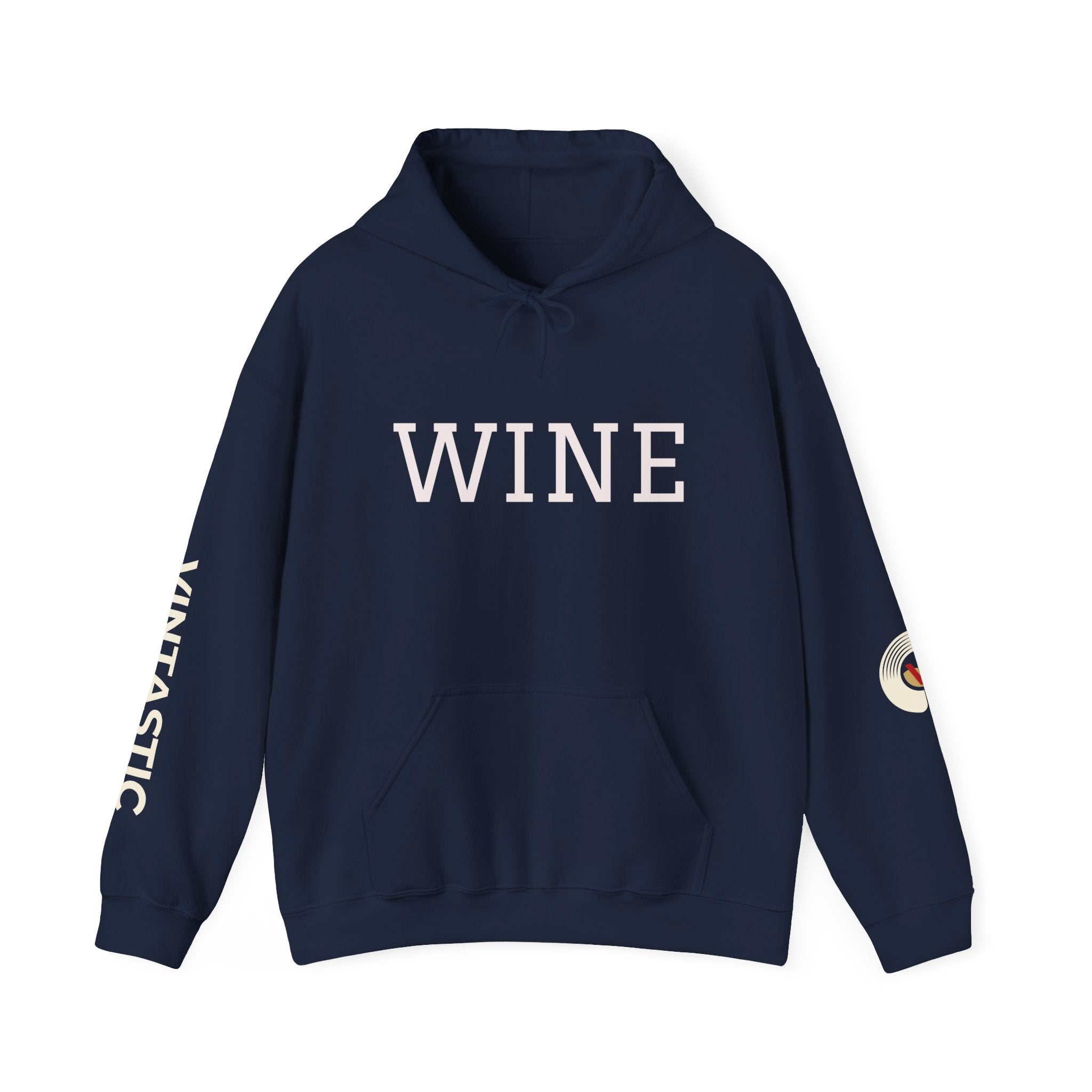 Vintastic Wine Hoodie- Sip, Spin, Savor