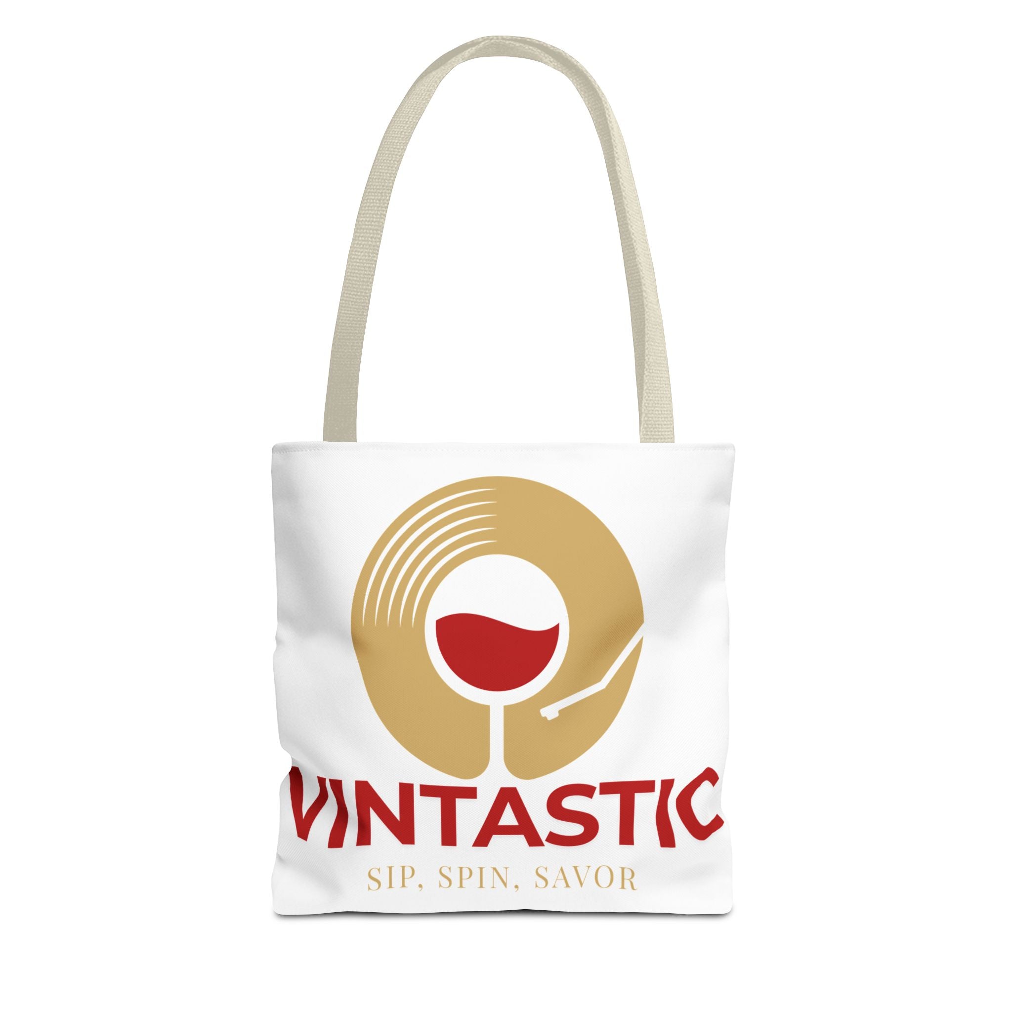 Vintastic Wine Tote Bag - Sip, Spin, Savor