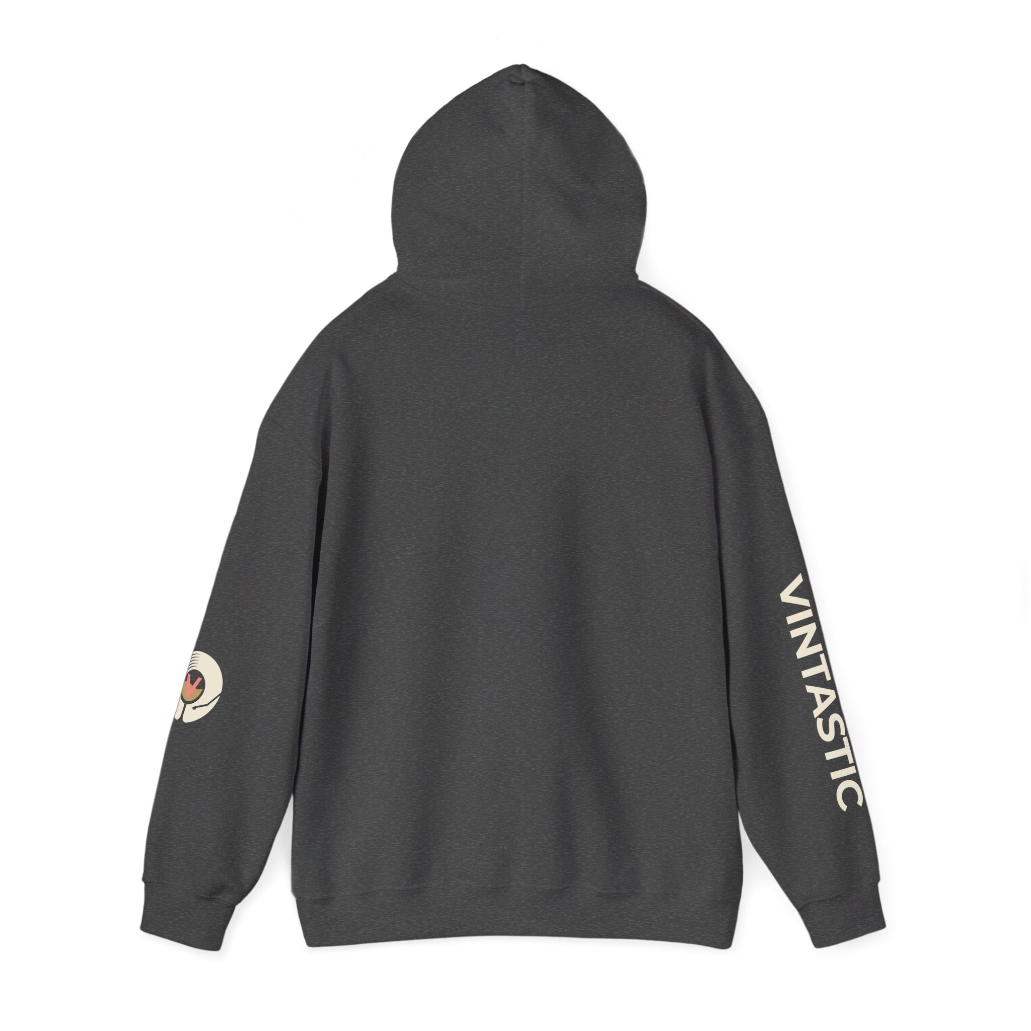Vintastic Wine Girl Hoodie – Black Unisex Oversized Sweatshirt | Wine Lover Gift