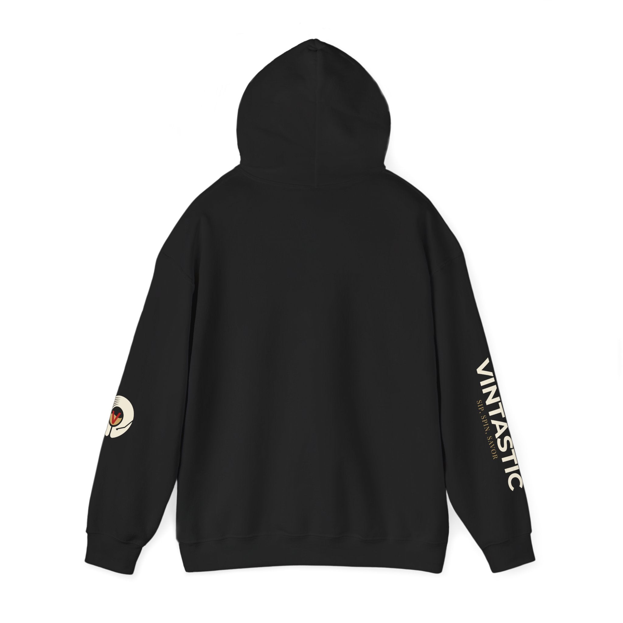 Vintastic Wine Hoodie- Sip, Spin, Savor