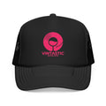 Vintastic Trucker Hat — Retro Wine Logo Foam Cap