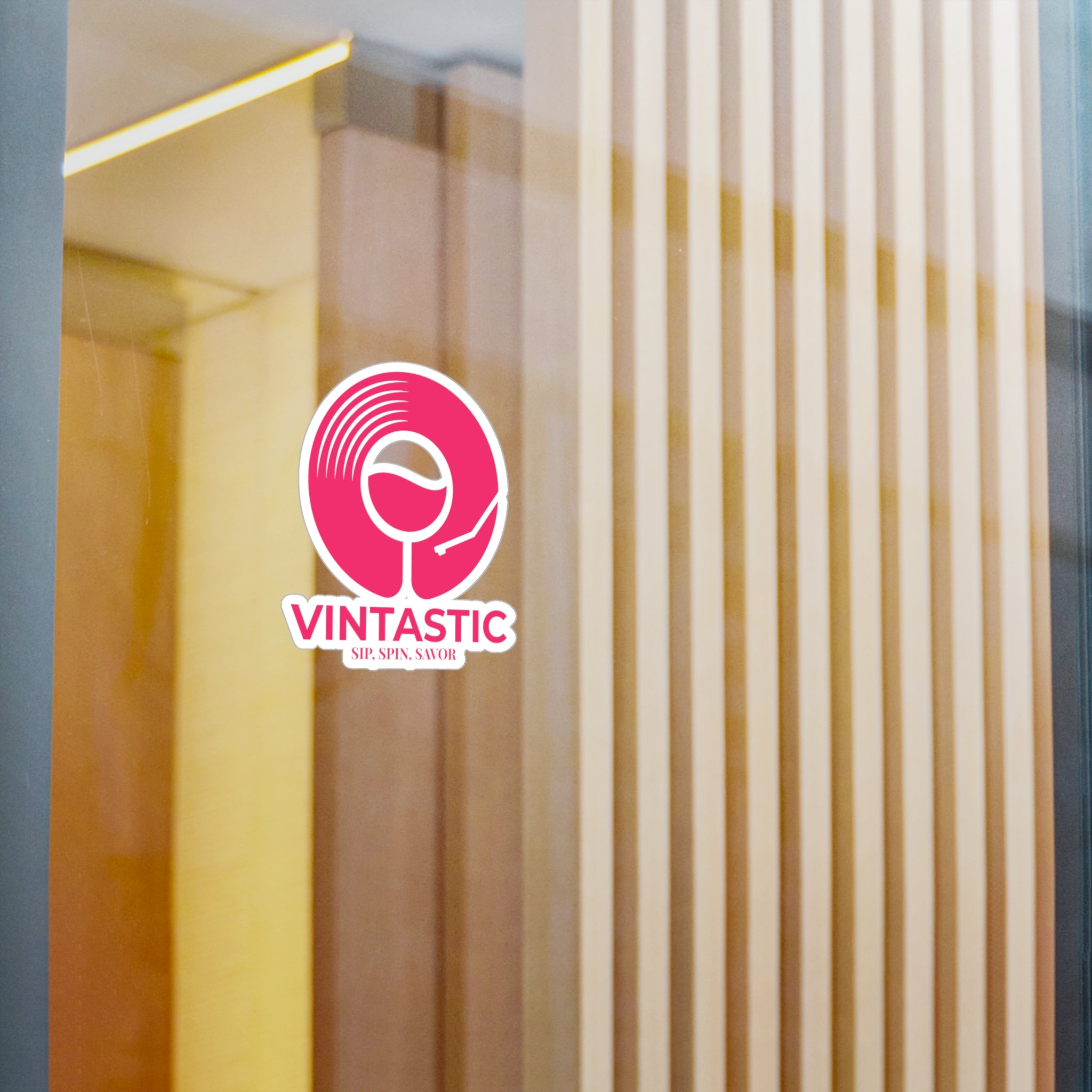 Vintastic Rosé Glow Vinyl Sticker