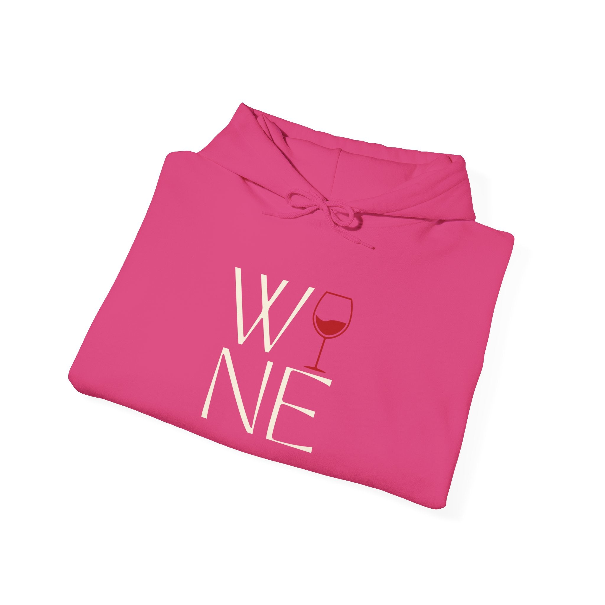 Wine Lover's Unisex Hoodie - Cozy Sweatshirt with Wine Glass Design