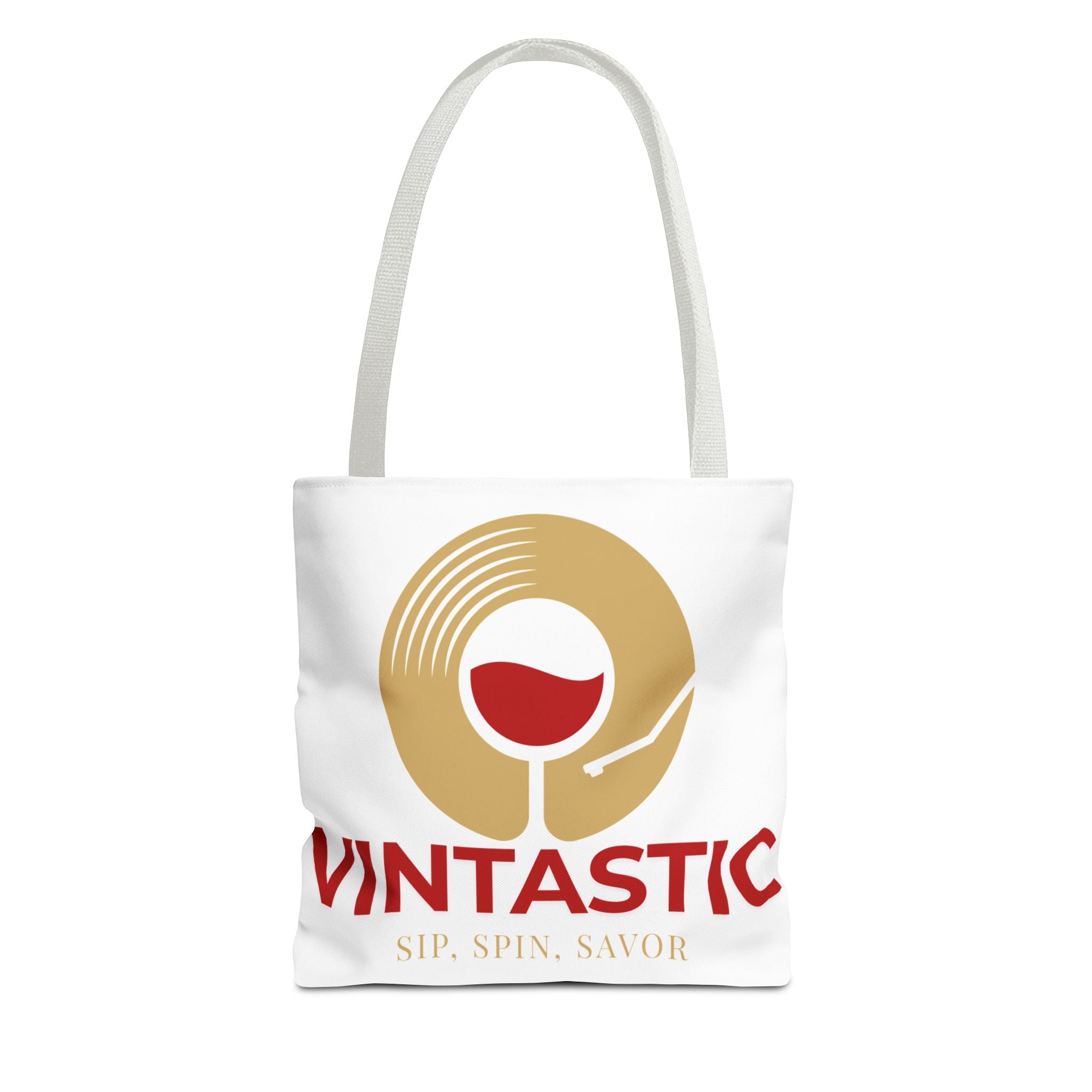 Vintastic Wine Tote Bag - Sip, Spin, Savor