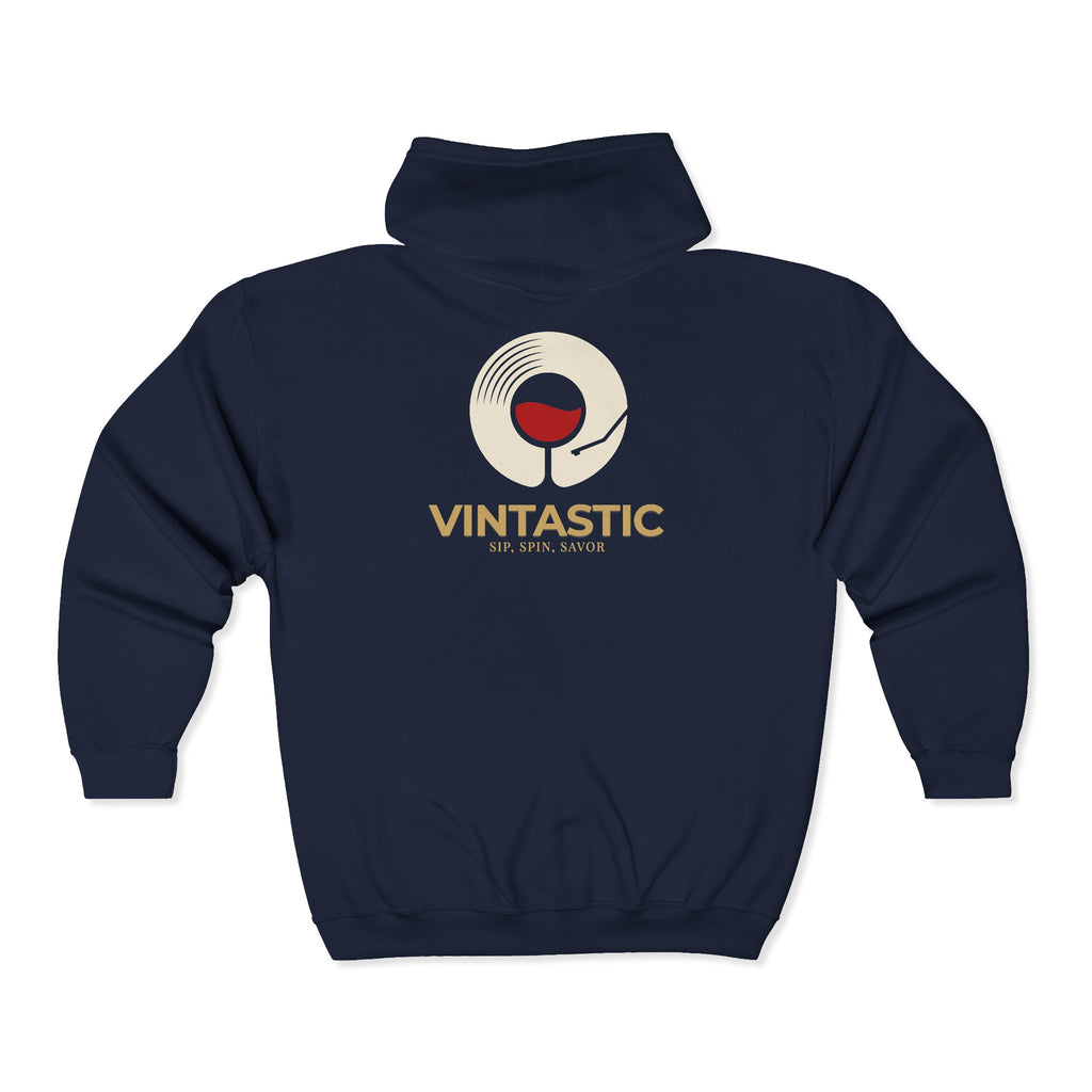 Vintastic Unisex Full Zip Hooded Sweatshirt
