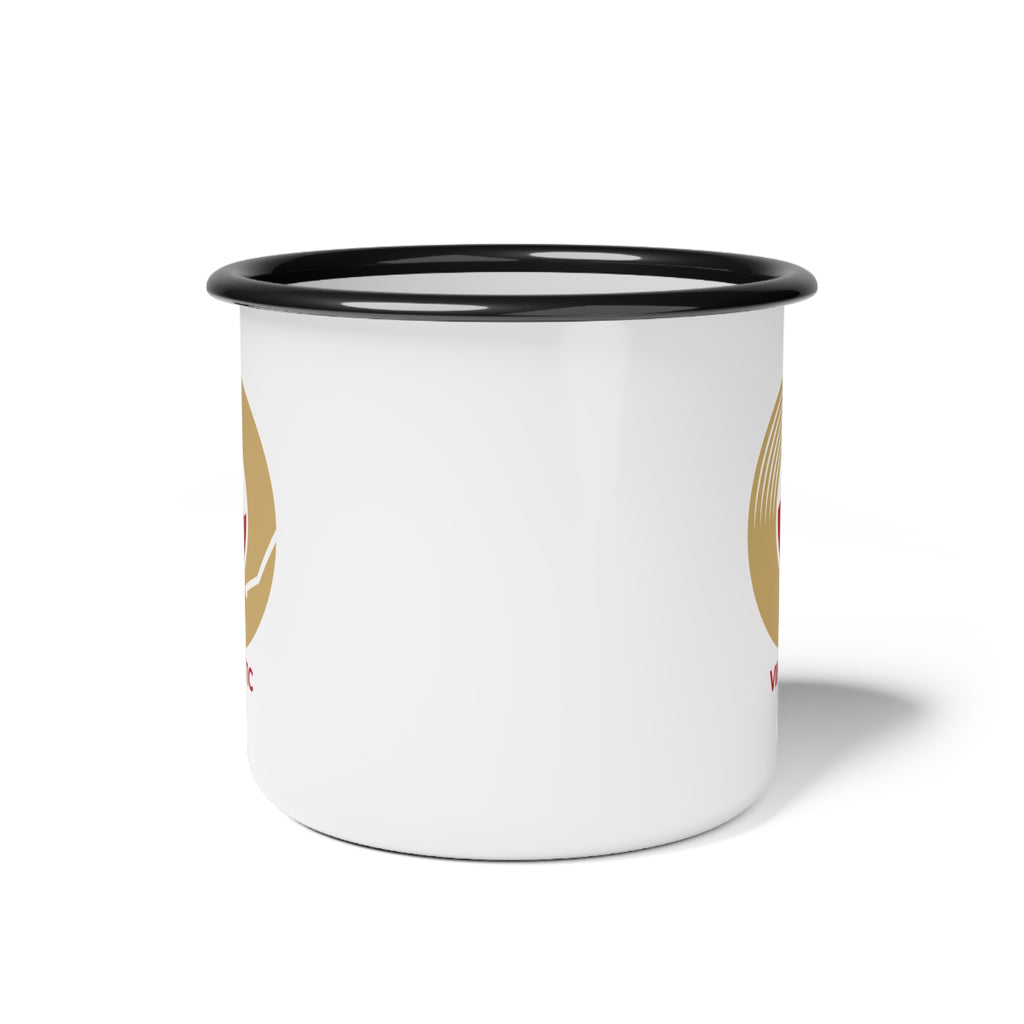 Vintastic Enamel Camp Cup - Ideal for Wine Lovers | Perfect for Outdoor Adventures & Gatherings
