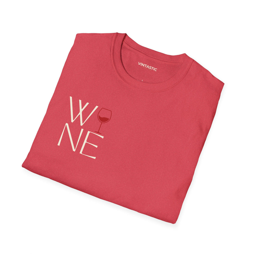 wine-Softstyle T-Shirt from Vintastic Designs