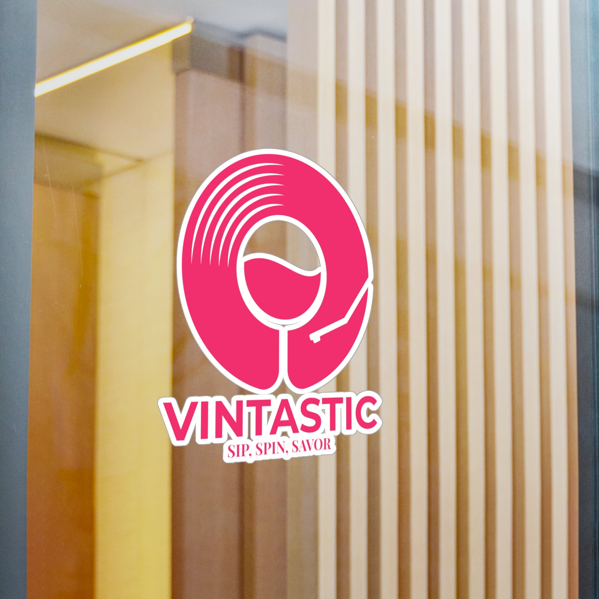 Vintastic Rosé Glow Vinyl Sticker