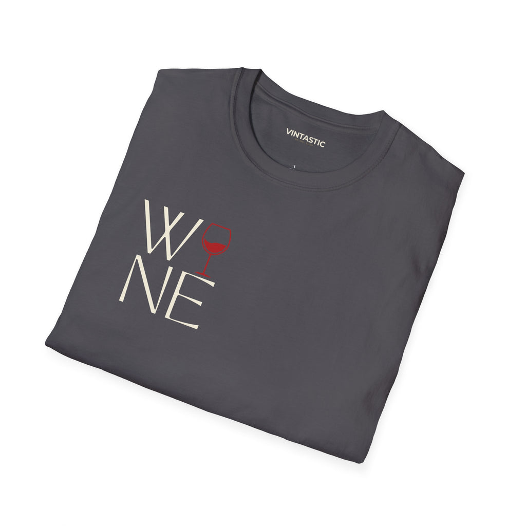 wine-Softstyle T-Shirt from Vintastic Designs