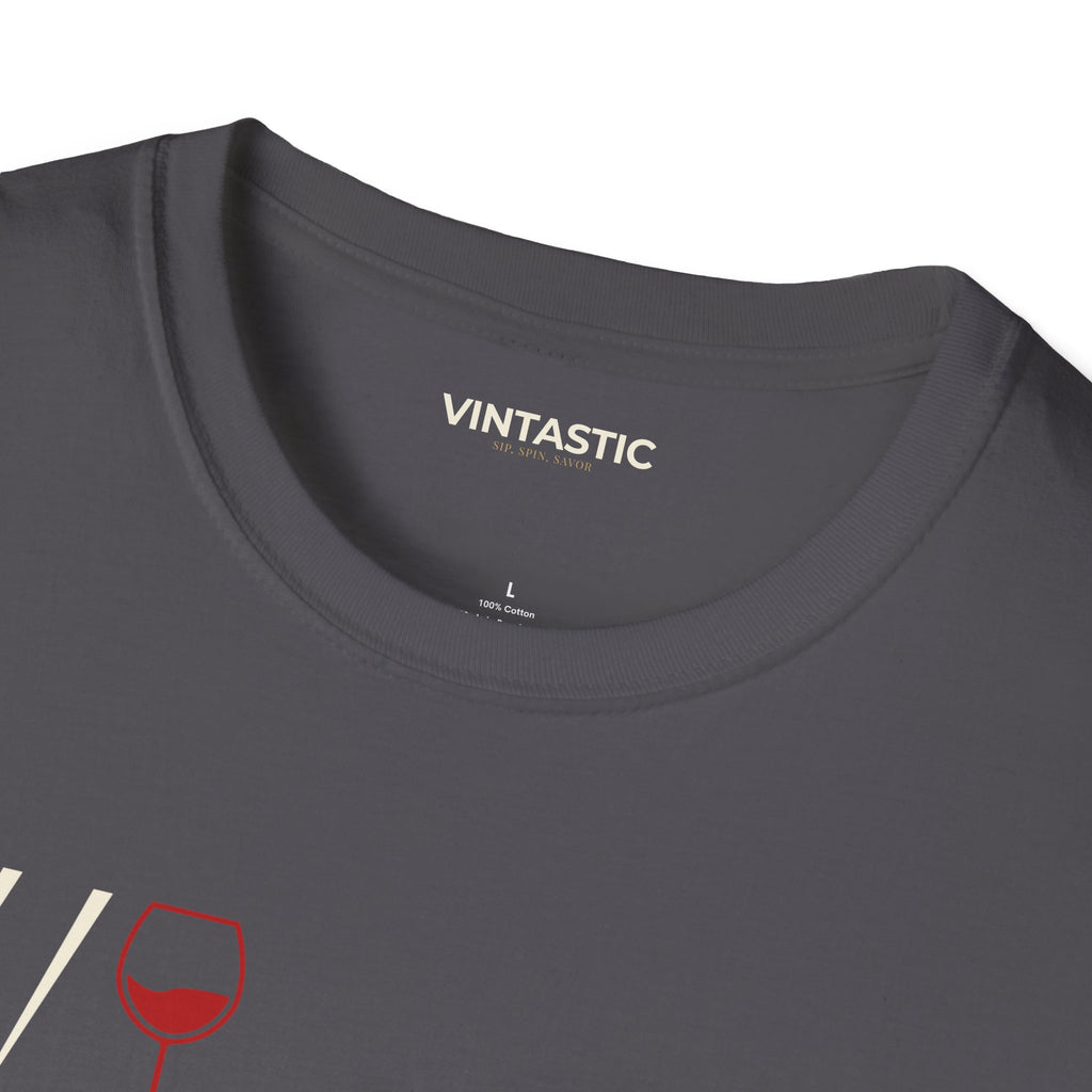 wine-Softstyle T-Shirt from Vintastic Designs