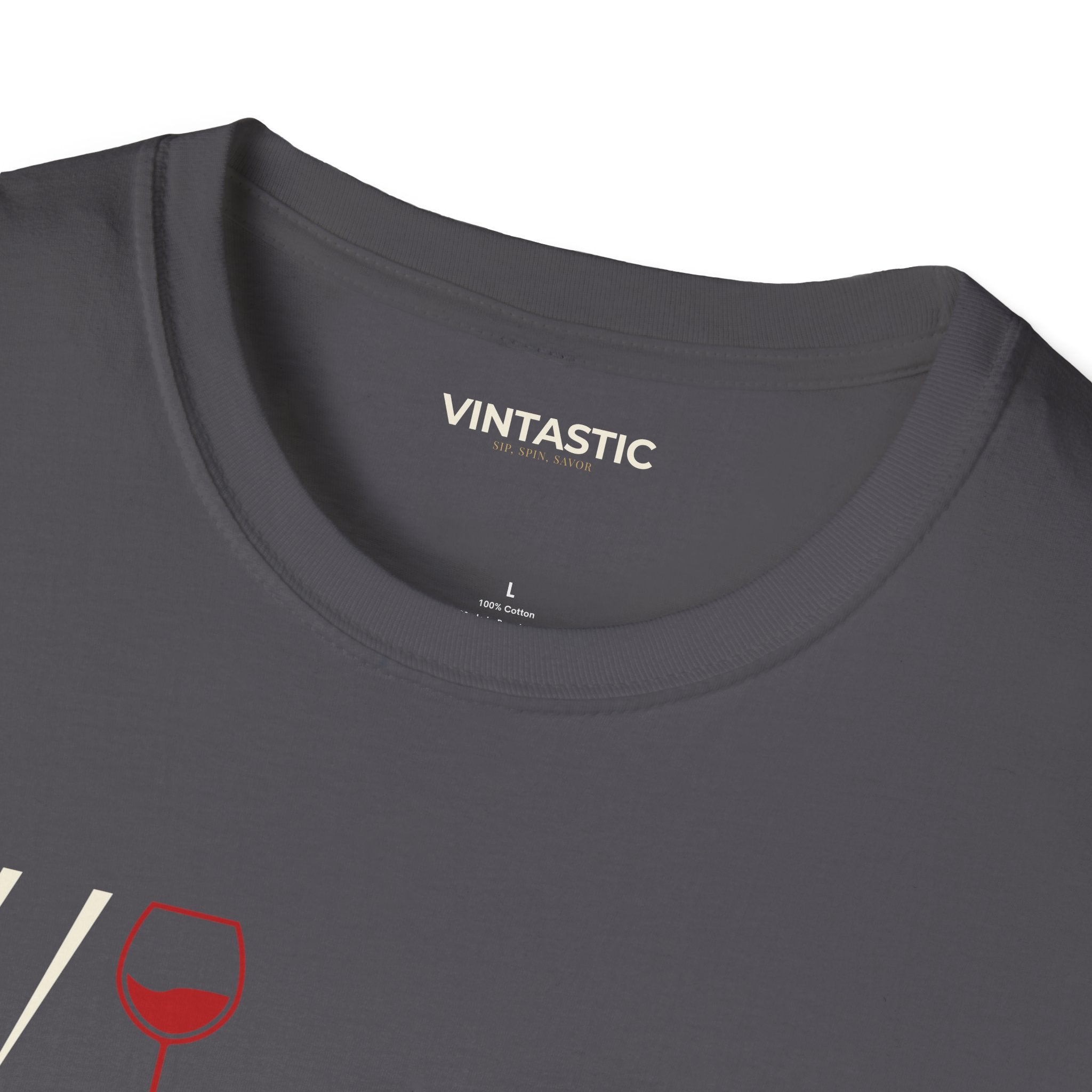 wine-Softstyle T-Shirt from Vintastic Designs