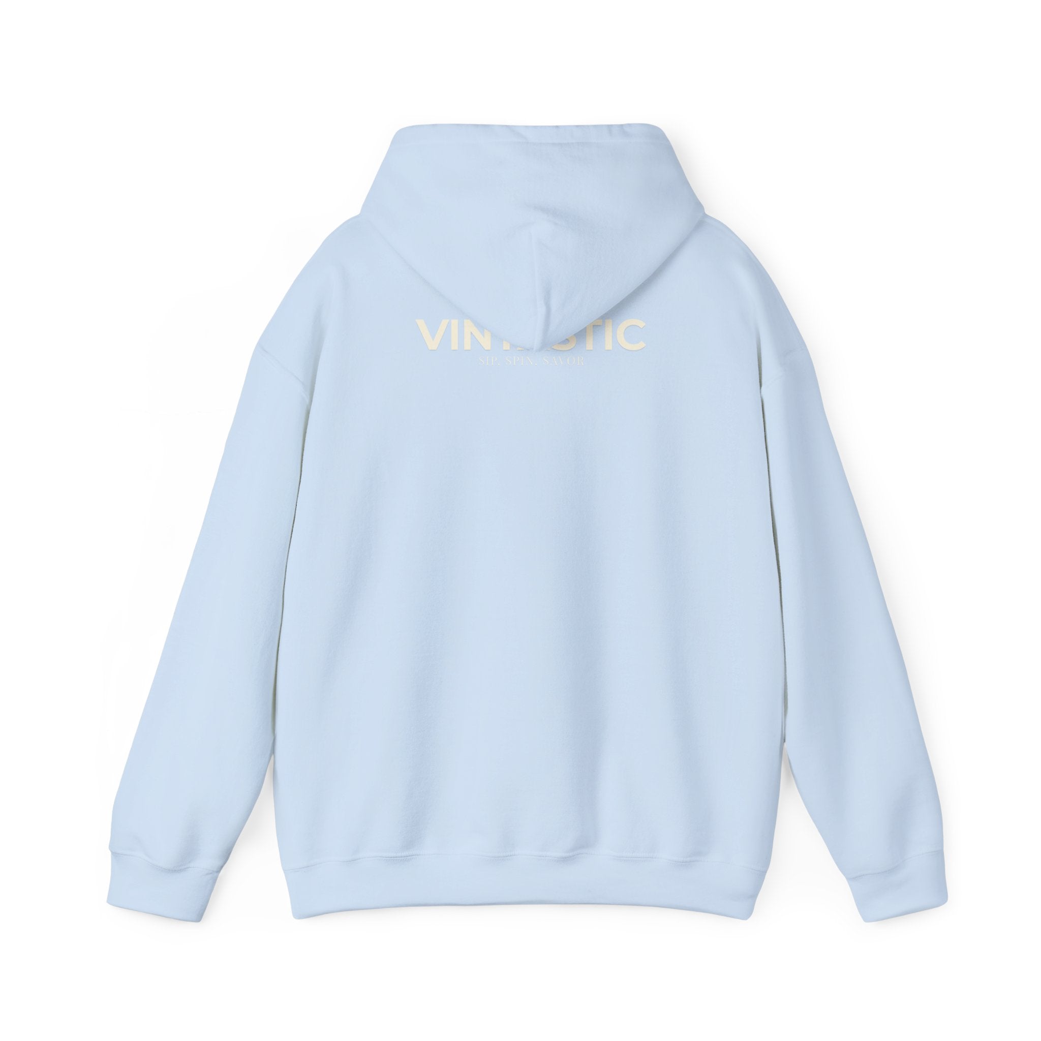 Wine Lover's Unisex Hoodie - Cozy Sweatshirt with Wine Glass Design