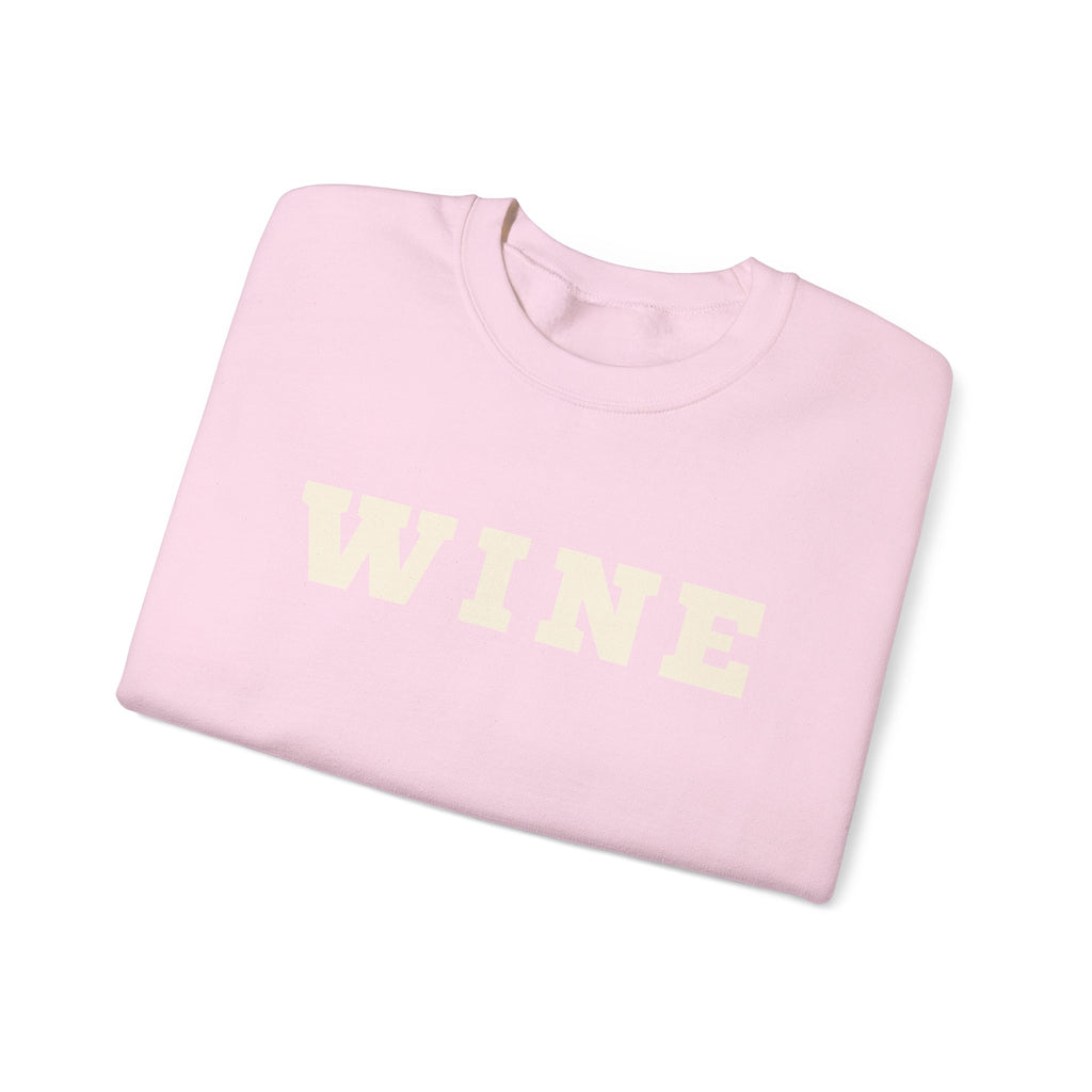 WINE Crewneck — Cozy. Classy. Vintastic.