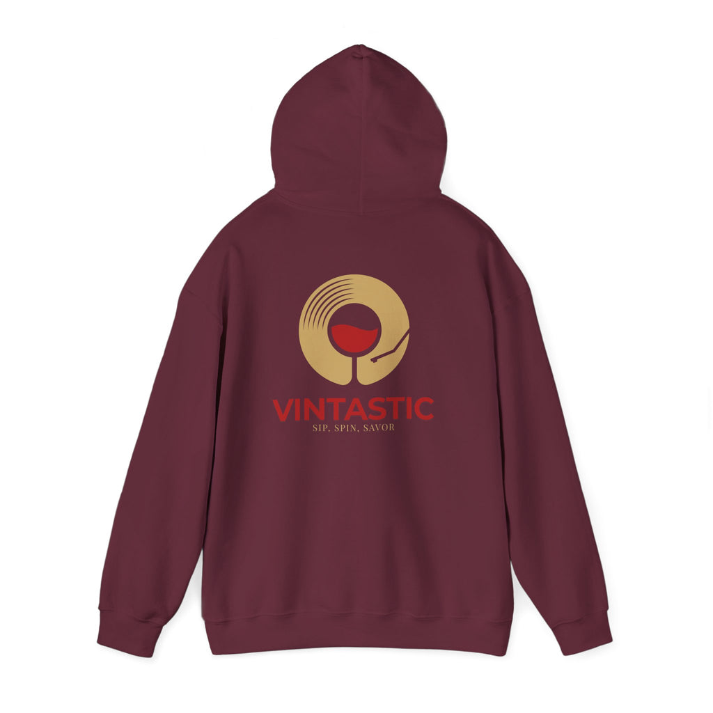 Vintastic Wine Logo Hoodie — Vintage-Inspired Wine Lover Pullover