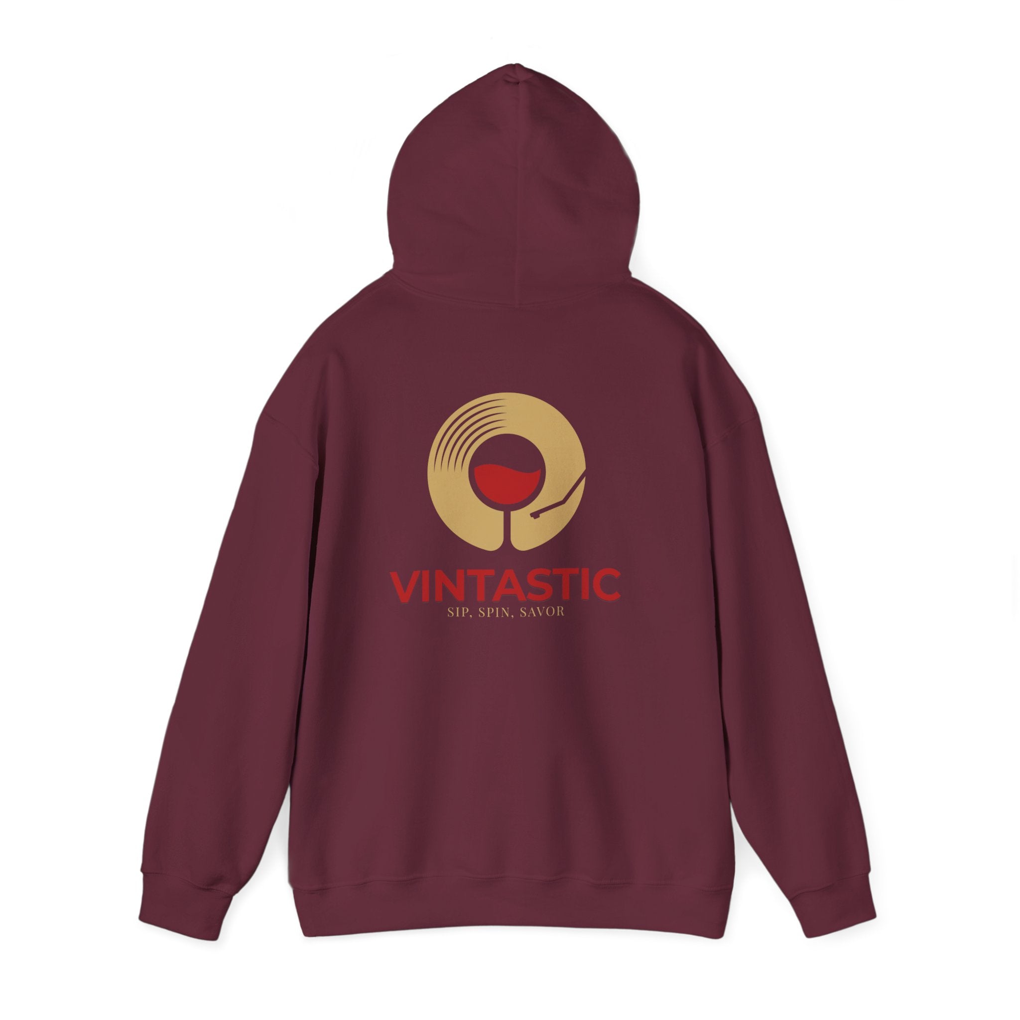 Vintastic Wine Logo Hoodie — Vintage-Inspired Wine Lover Pullover