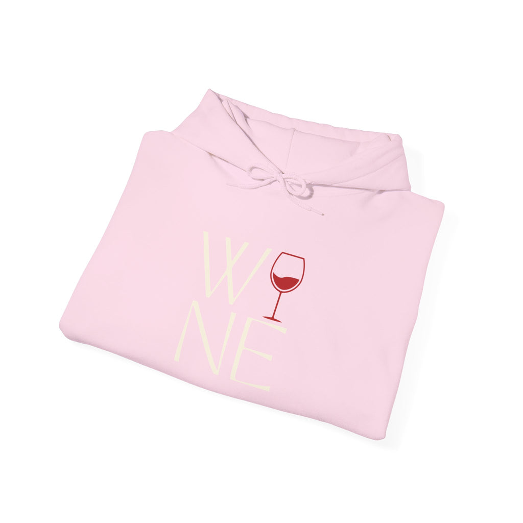 Wine Lover's Unisex Hoodie - Cozy Sweatshirt with Wine Glass Design