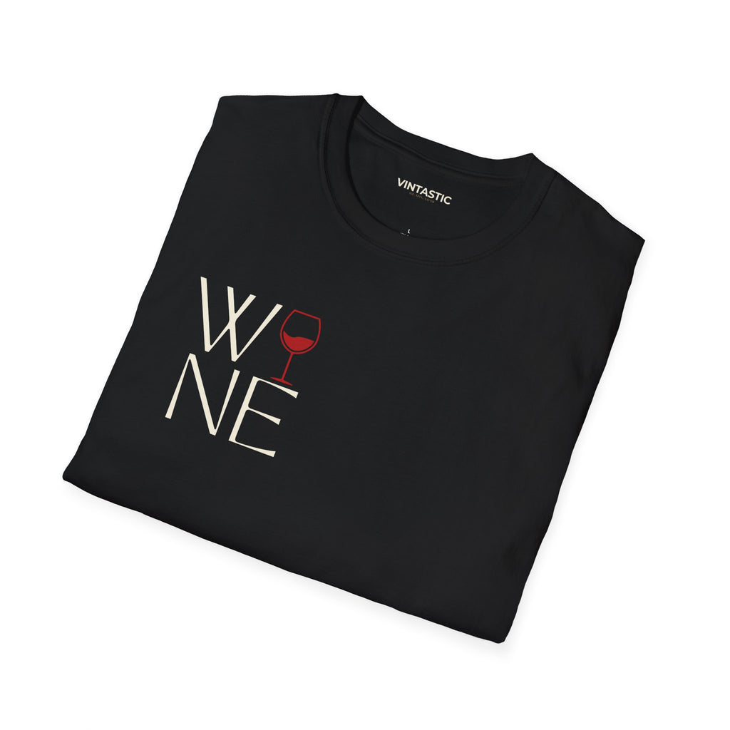 wine-Softstyle T-Shirt from Vintastic Designs