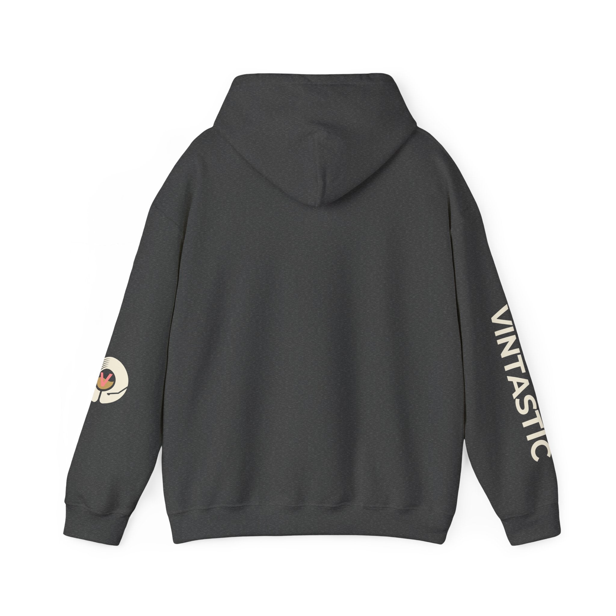 Vintastic Wine Girl Hoodie – Black Unisex Oversized Sweatshirt | Wine Lover Gift