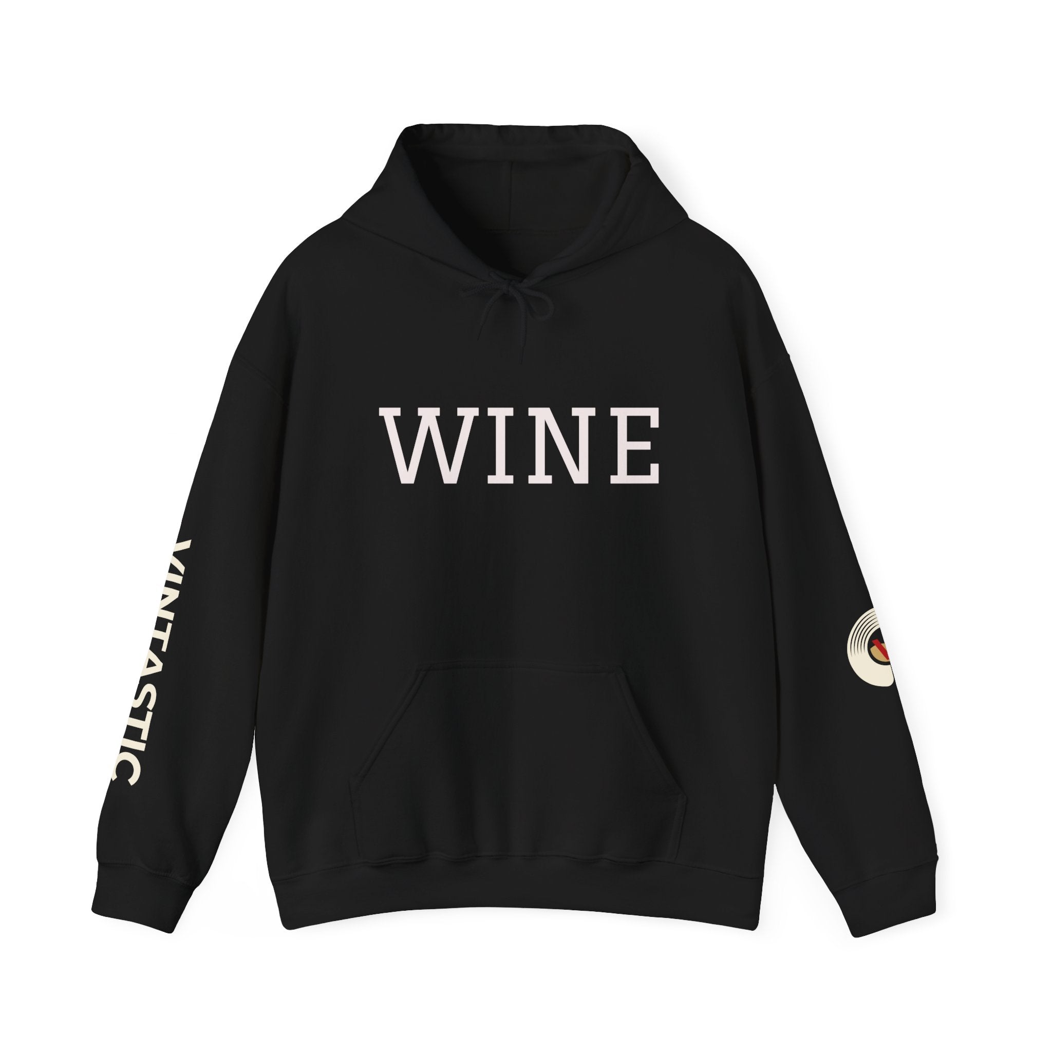 Vintastic Wine Hoodie- Sip, Spin, Savor