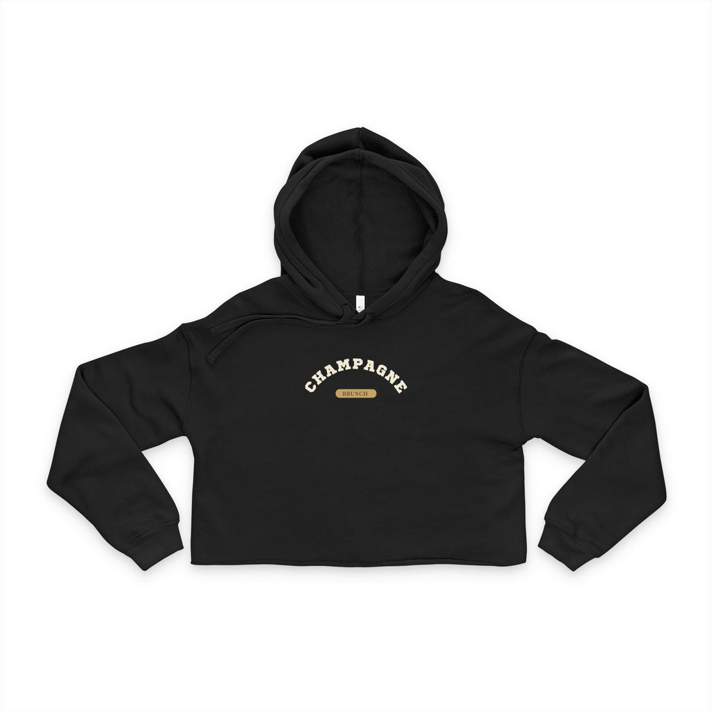Champagne Brunch Cropped Hoodie