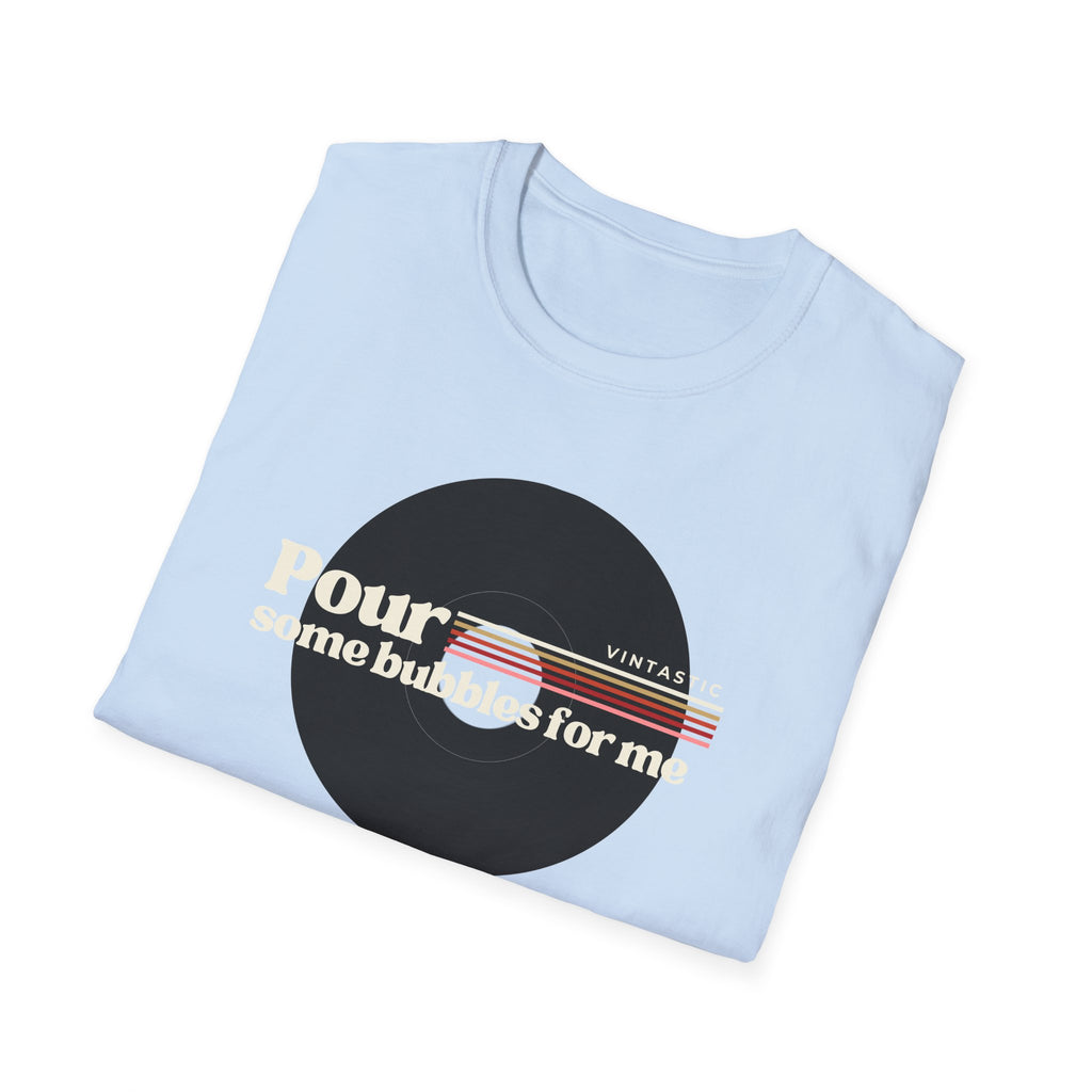 Pour Some Bubbles for Me Tee | Champagne Lover Graphic Tee