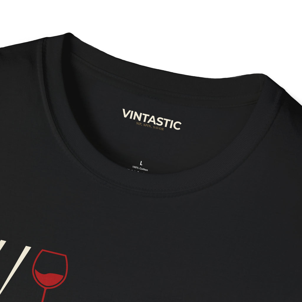 wine-Softstyle T-Shirt from Vintastic Designs