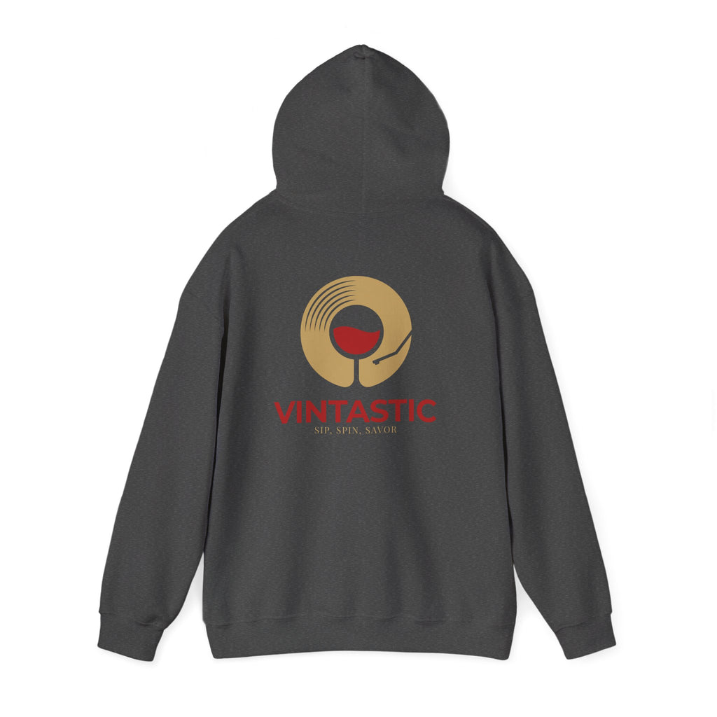 Vintastic Wine Logo Hoodie — Vintage-Inspired Wine Lover Pullover
