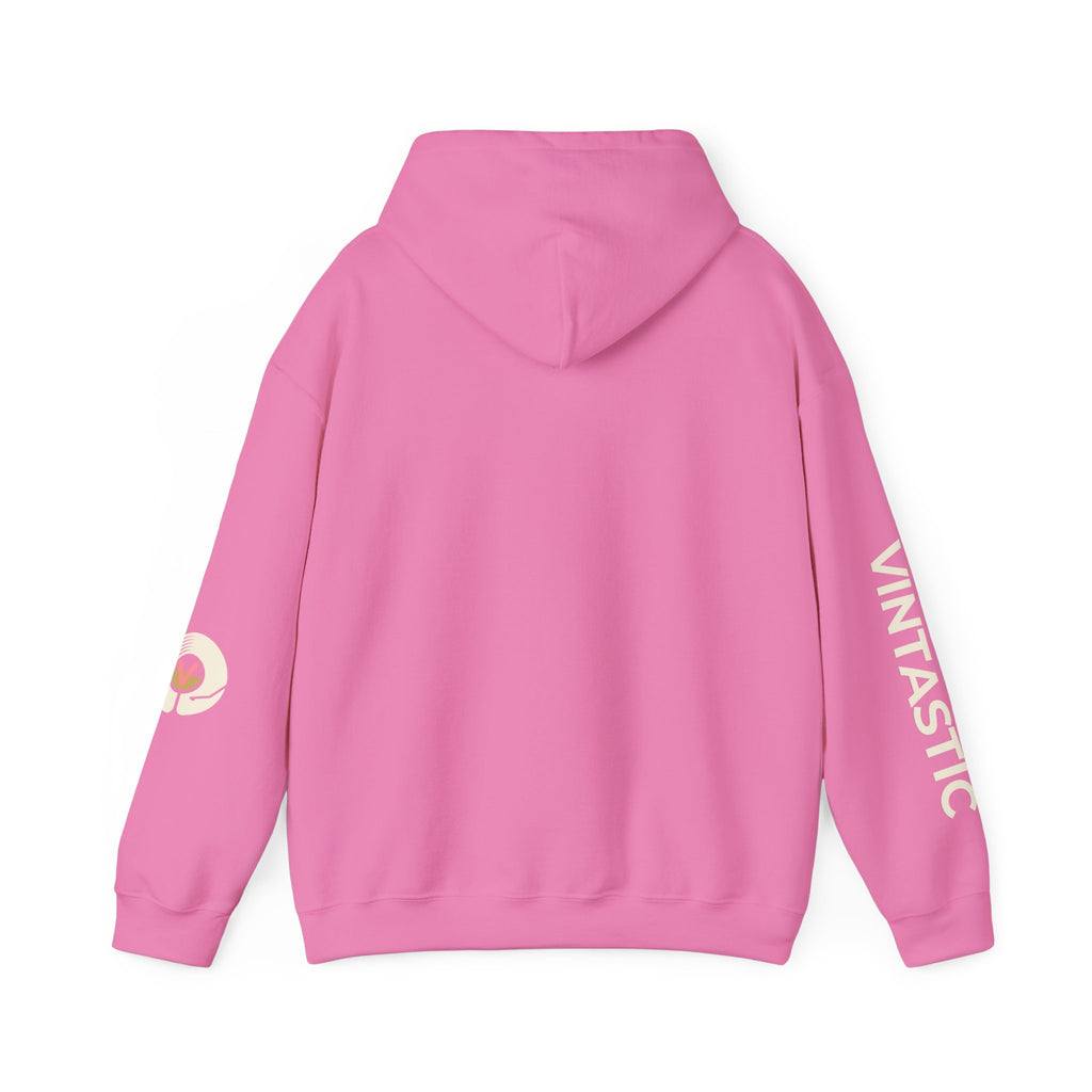 Vintastic Wine Girl Hoodie – Black Unisex Oversized Sweatshirt | Wine Lover Gift