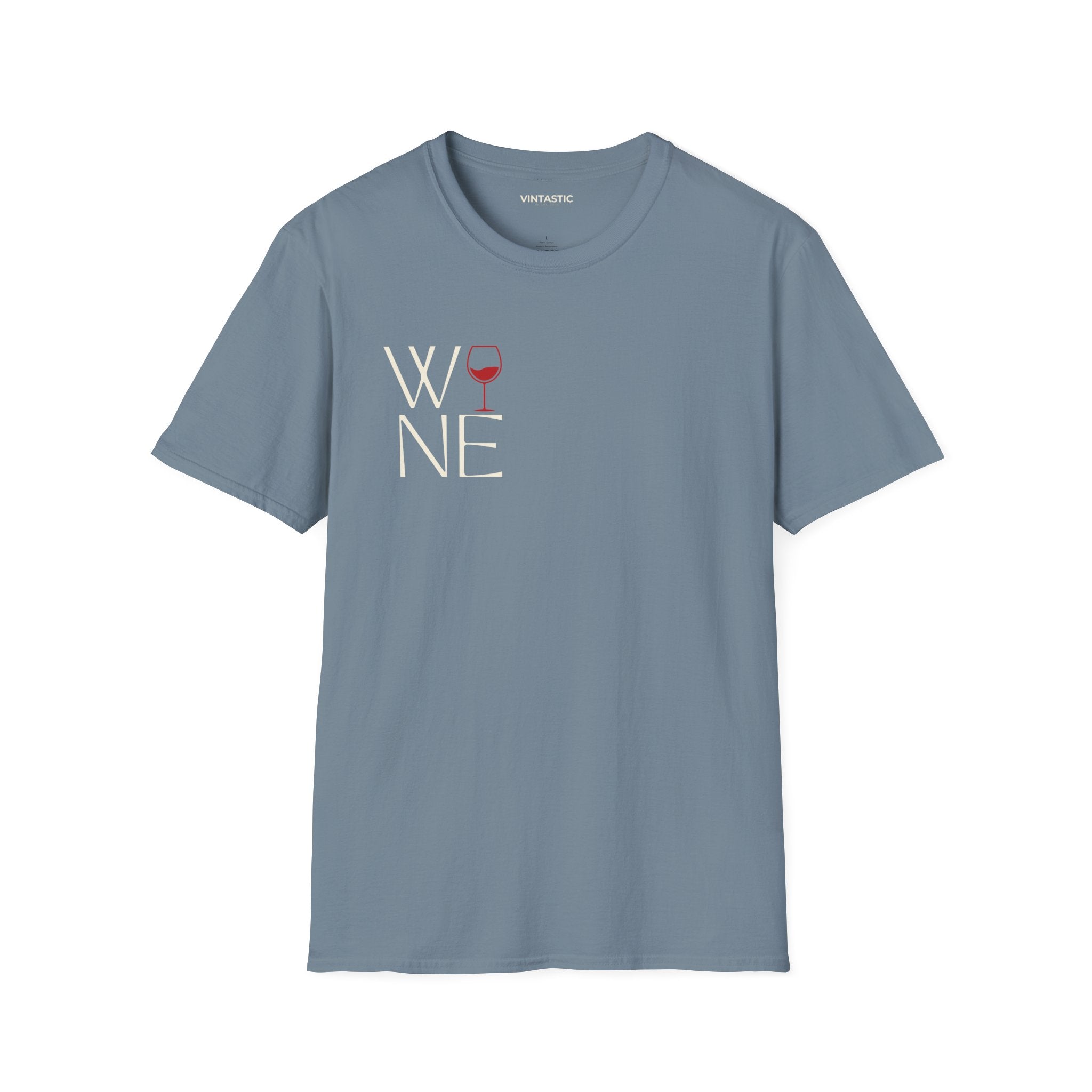 wine-Softstyle T-Shirt from Vintastic Designs