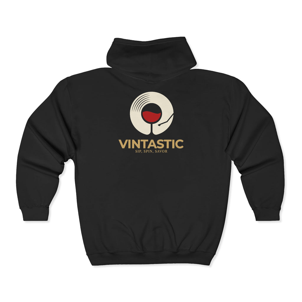 Vintastic Unisex Full Zip Hooded Sweatshirt