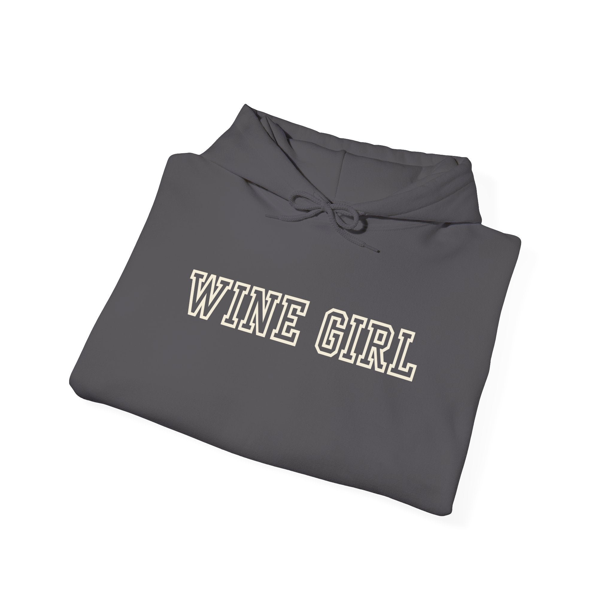Vintastic Wine Girl Hoodie – Black Unisex Oversized Sweatshirt | Wine Lover Gift