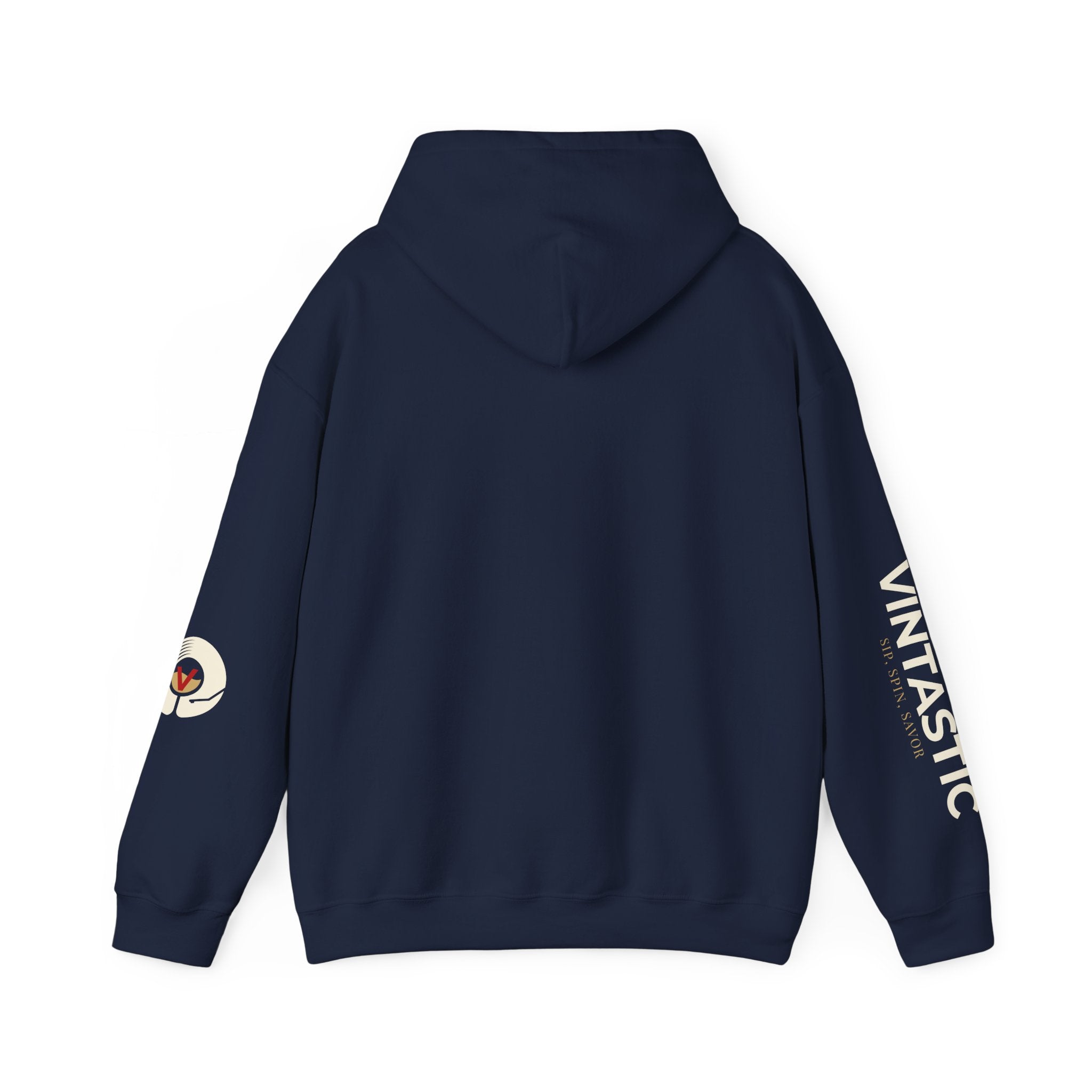 Vintastic Wine Hoodie- Sip, Spin, Savor