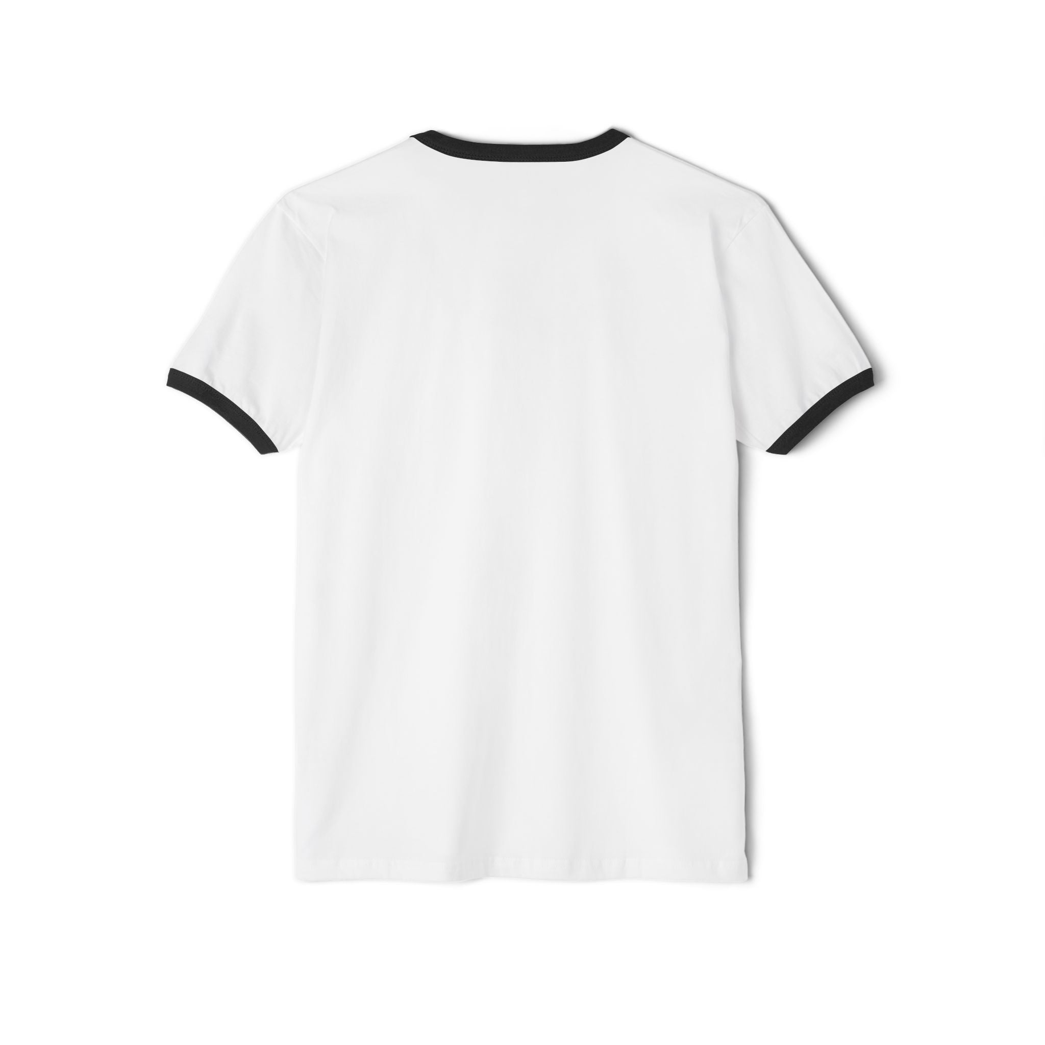 Wine Girl Retro Unisex Cotton Ringer T-Shirt