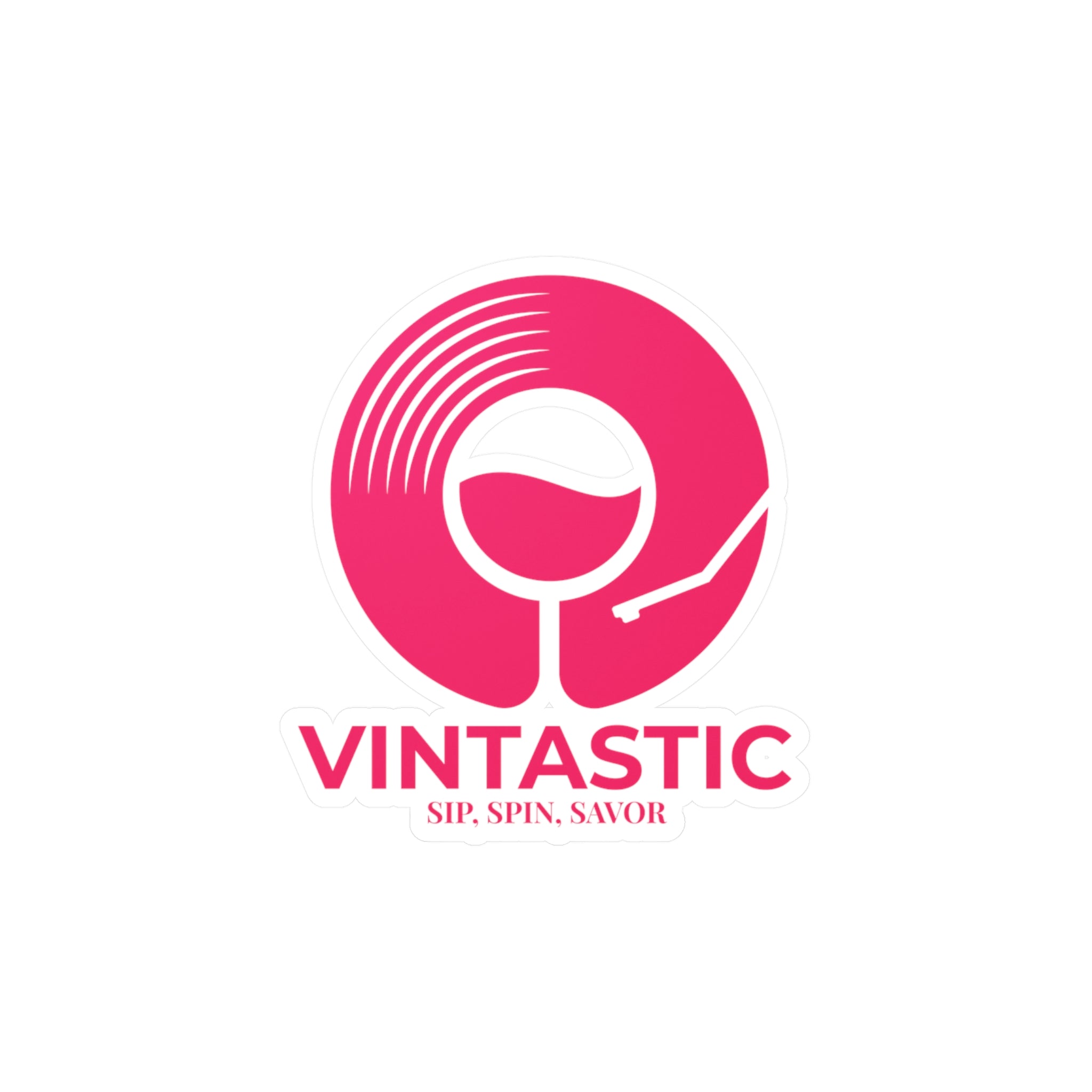 Vintastic Rosé Glow Vinyl Sticker