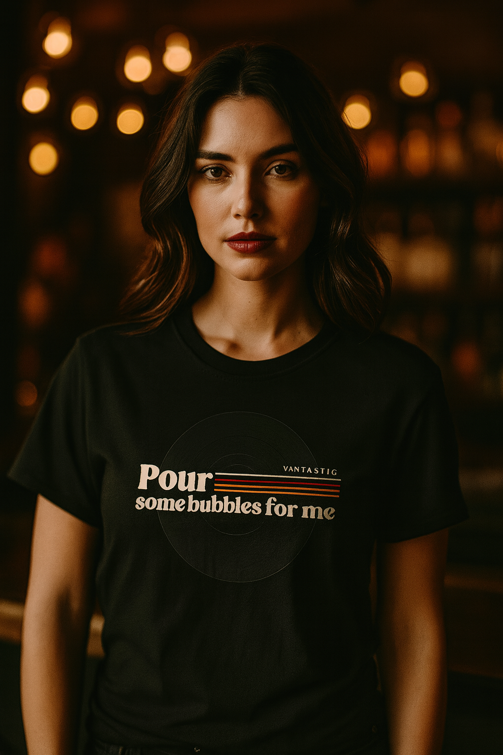 Pour Some Bubbles for Me Tee | Champagne Lover Graphic Tee
