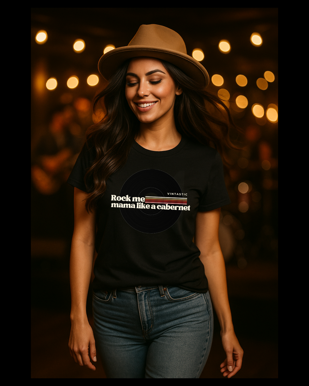 Rock Me Mama Like a Cabernet Tee | Wine & Vinyl Collection