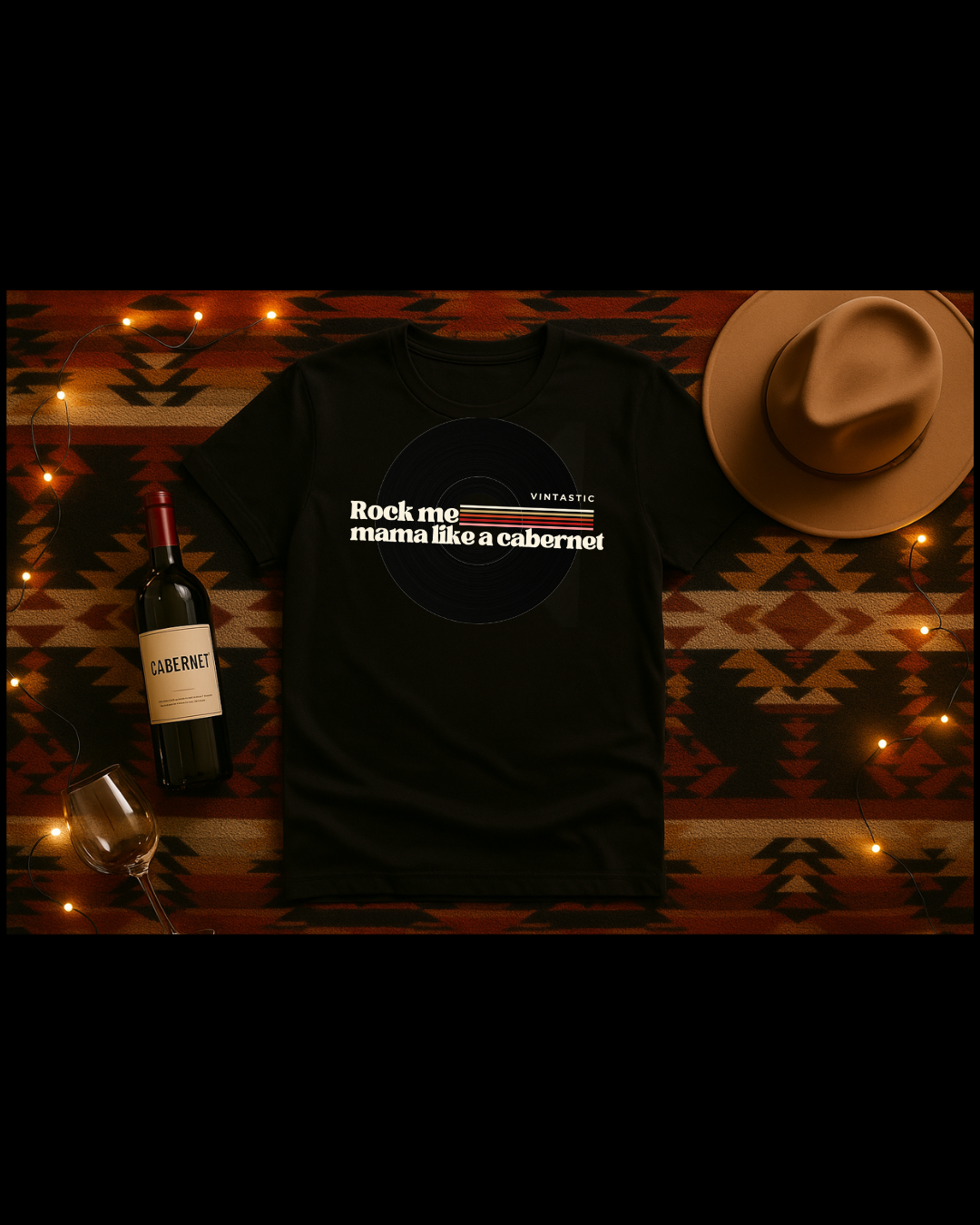 Rock Me Mama Like a Cabernet Tee | Wine & Vinyl Collection