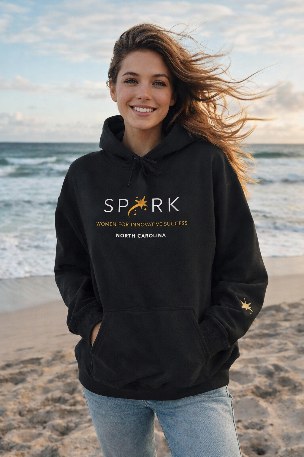 SPARK North Carolina Hoodie, Women for Innovative Success